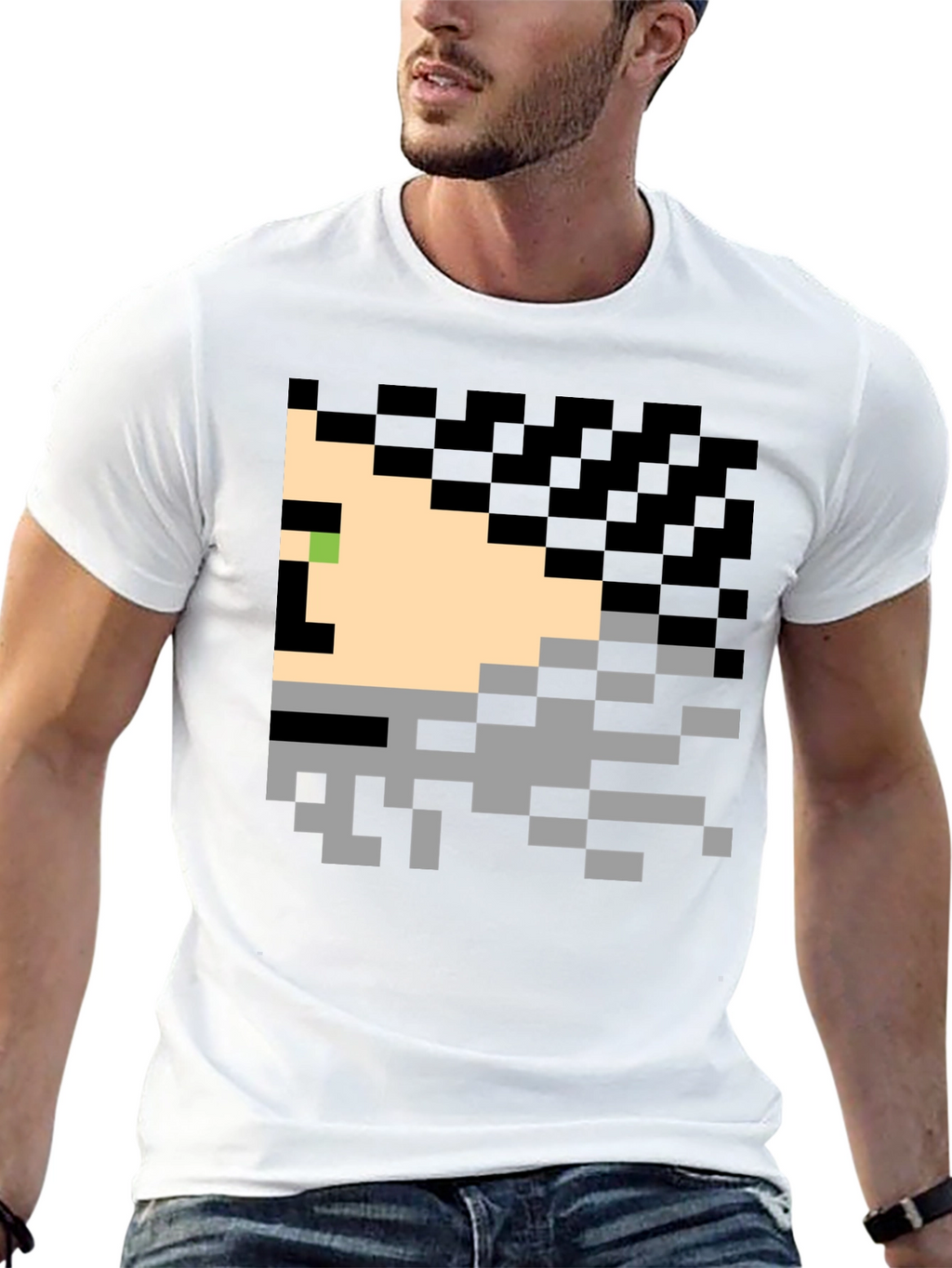 Pixel Art T-Shirt - Retro Geek Chic