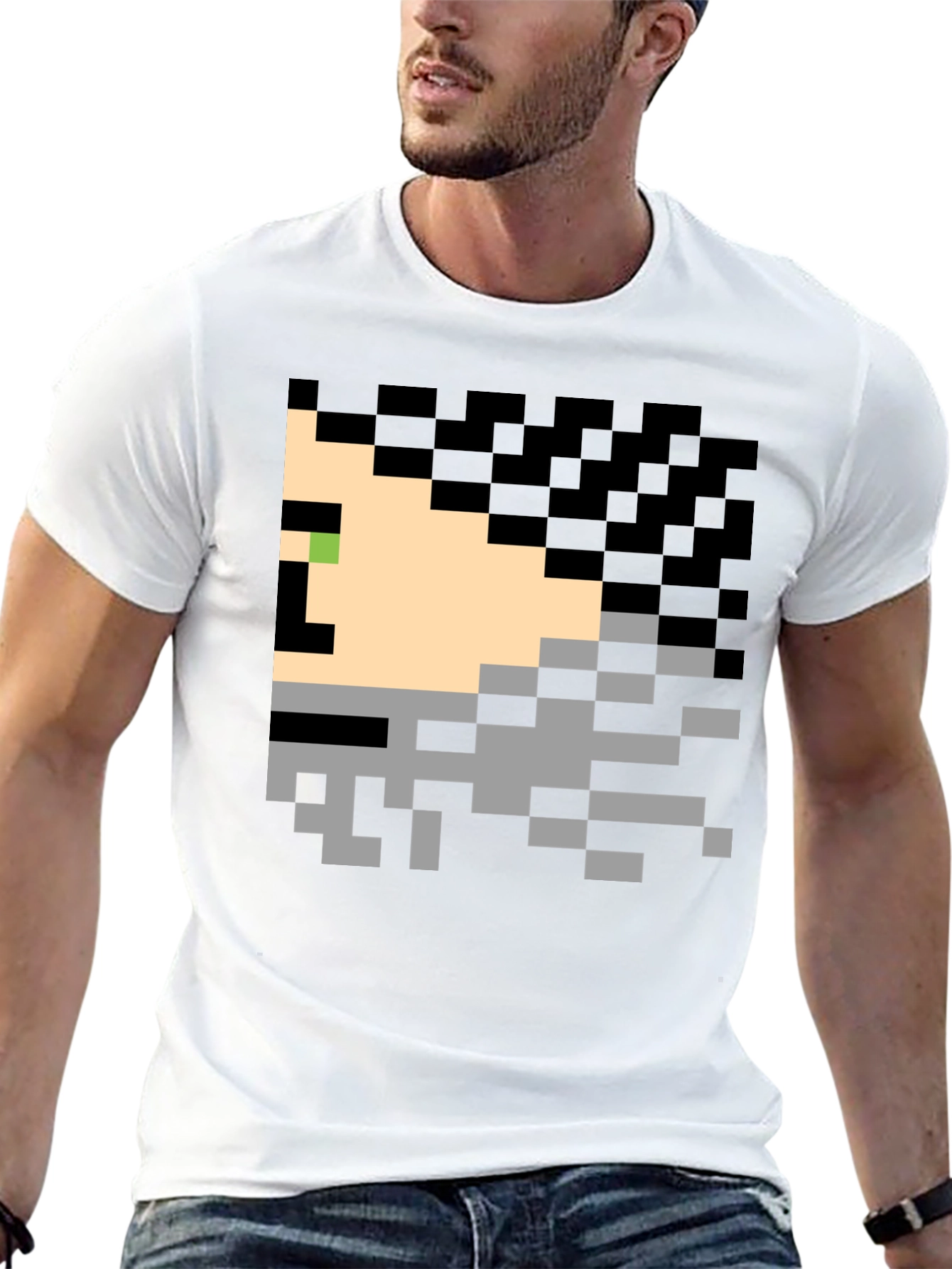 Pixel Art T-Shirt - Retro Geek Chic