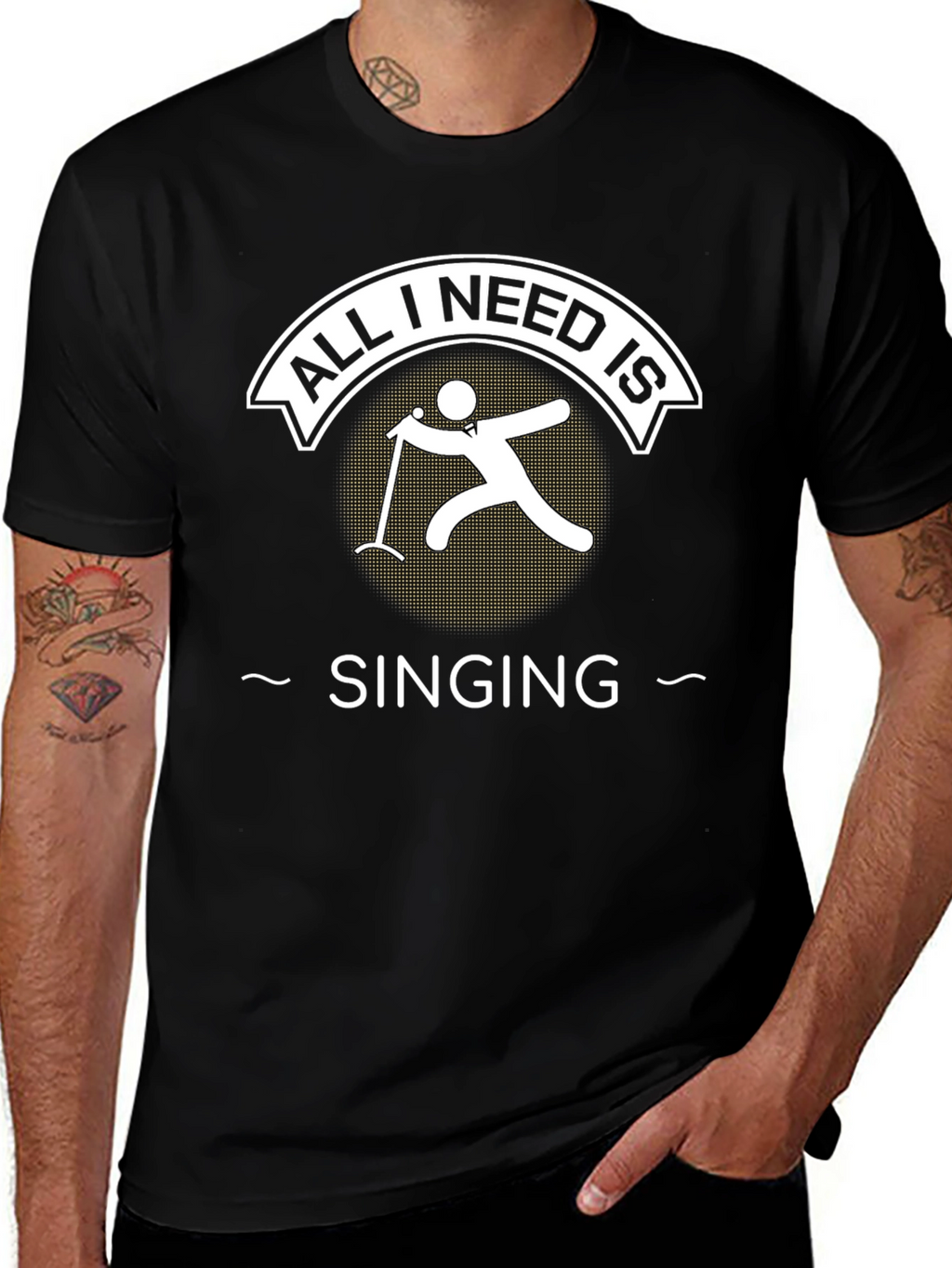 All I Need is Singing T-Shirt Singer Tee