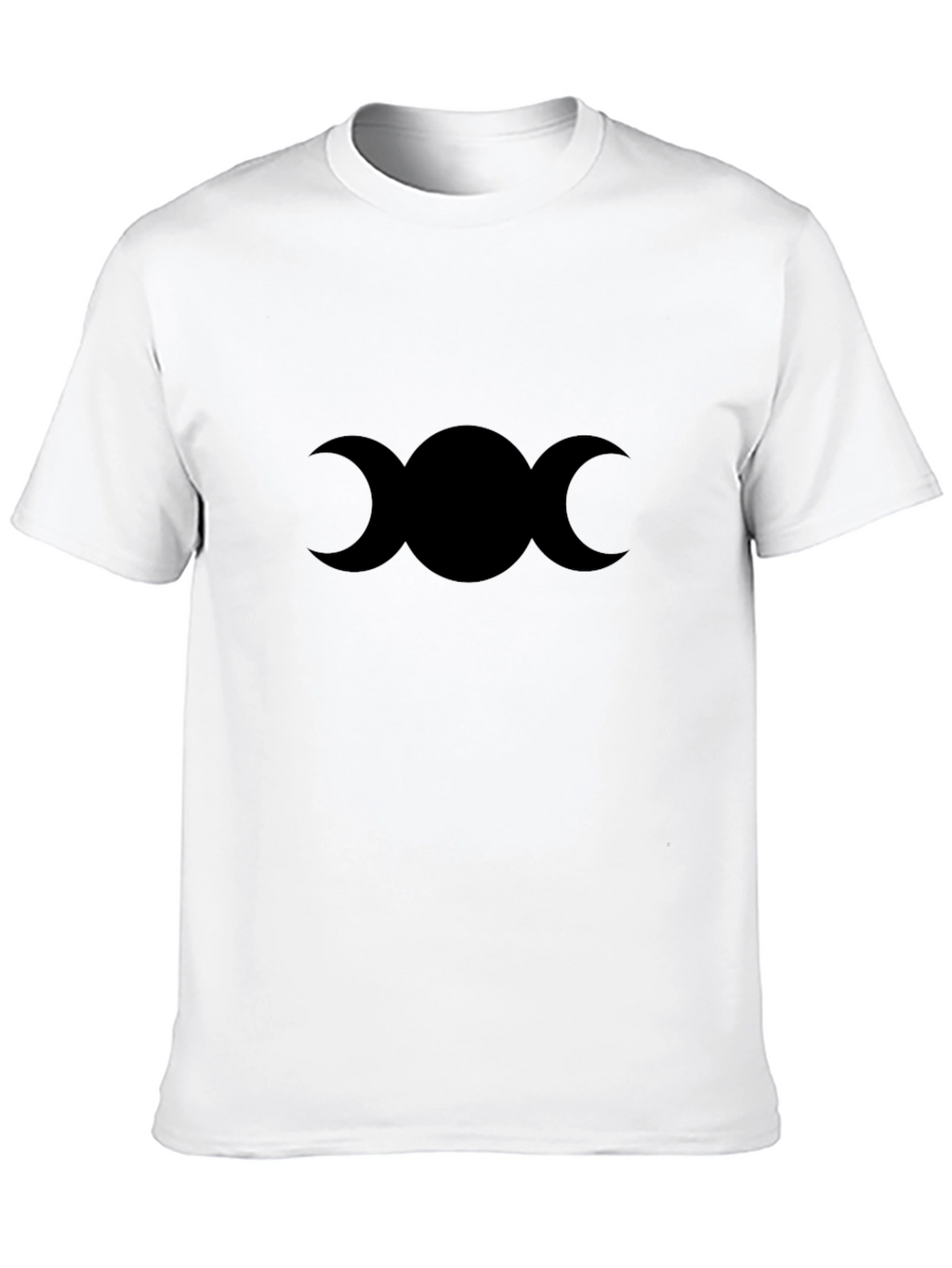 Triple Moon Goddess Black T-Shirt