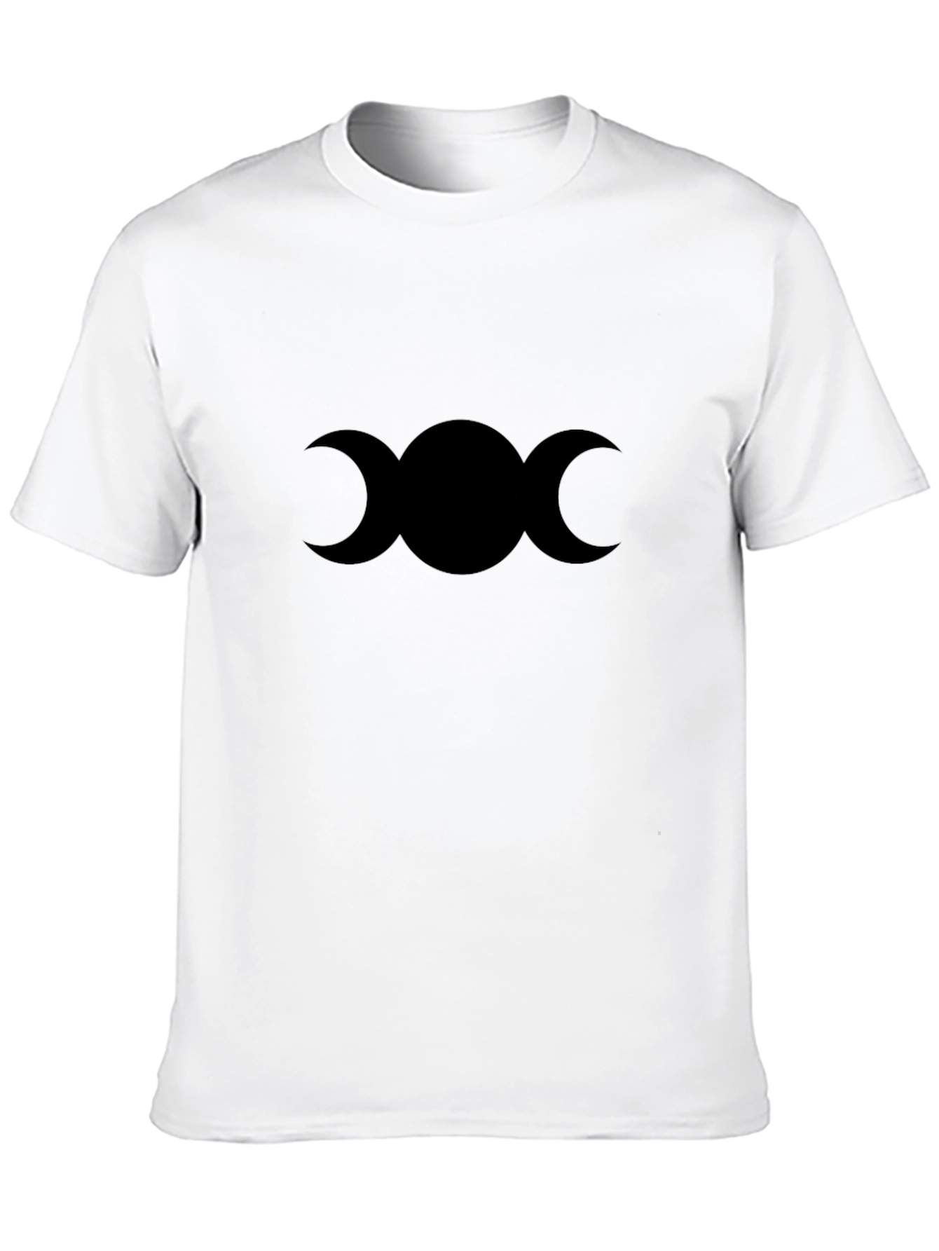 Triple Moon Goddess Black T-Shirt