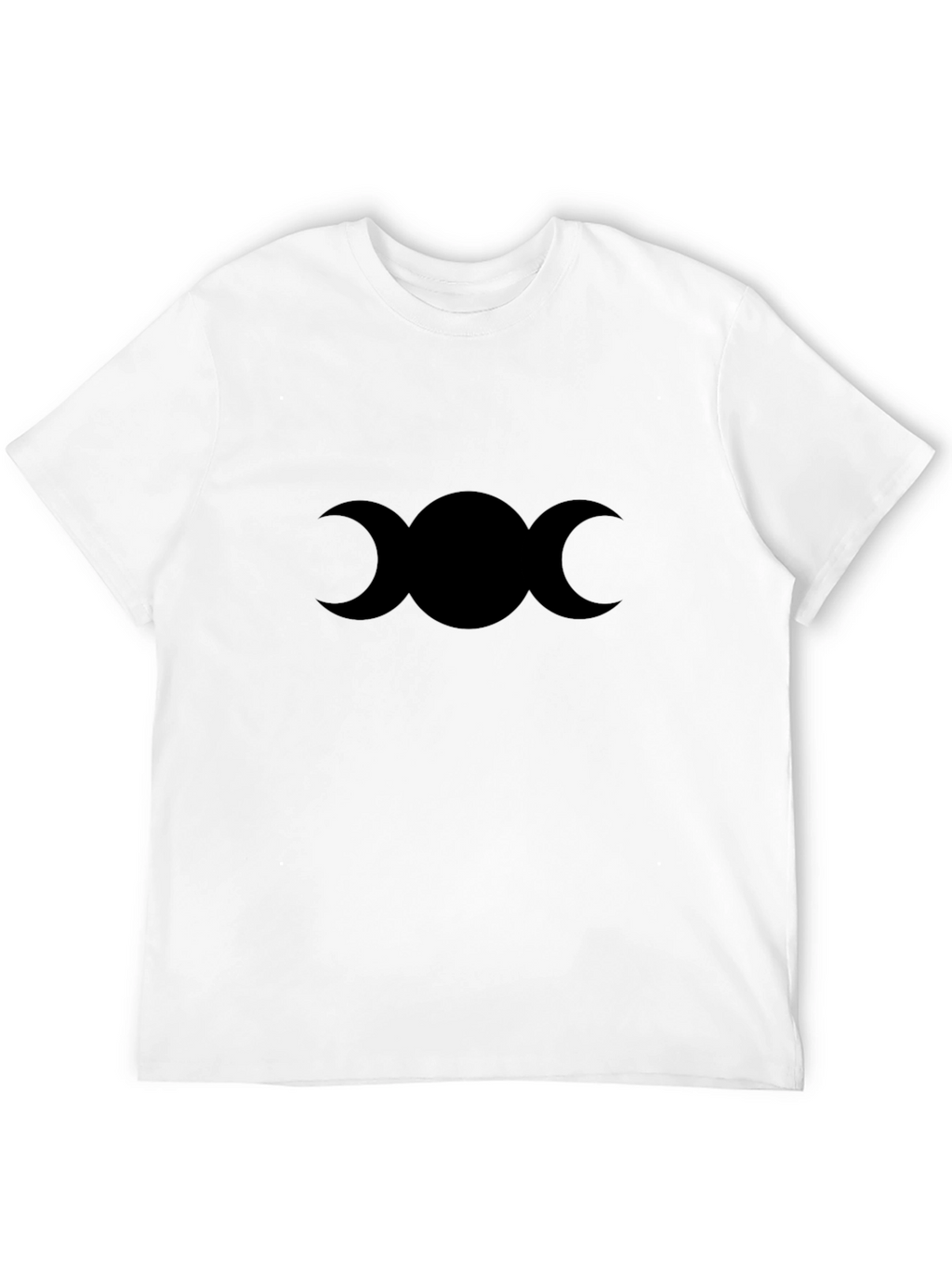 Triple Moon Goddess Black T-Shirt