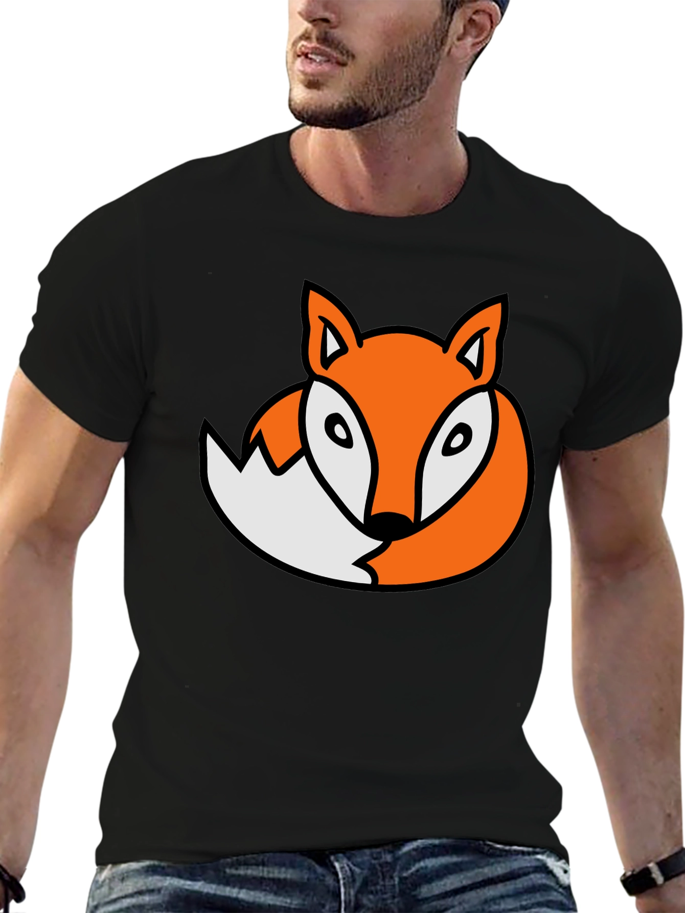 Fox Graphic Tee - Mens Black T-Shirt