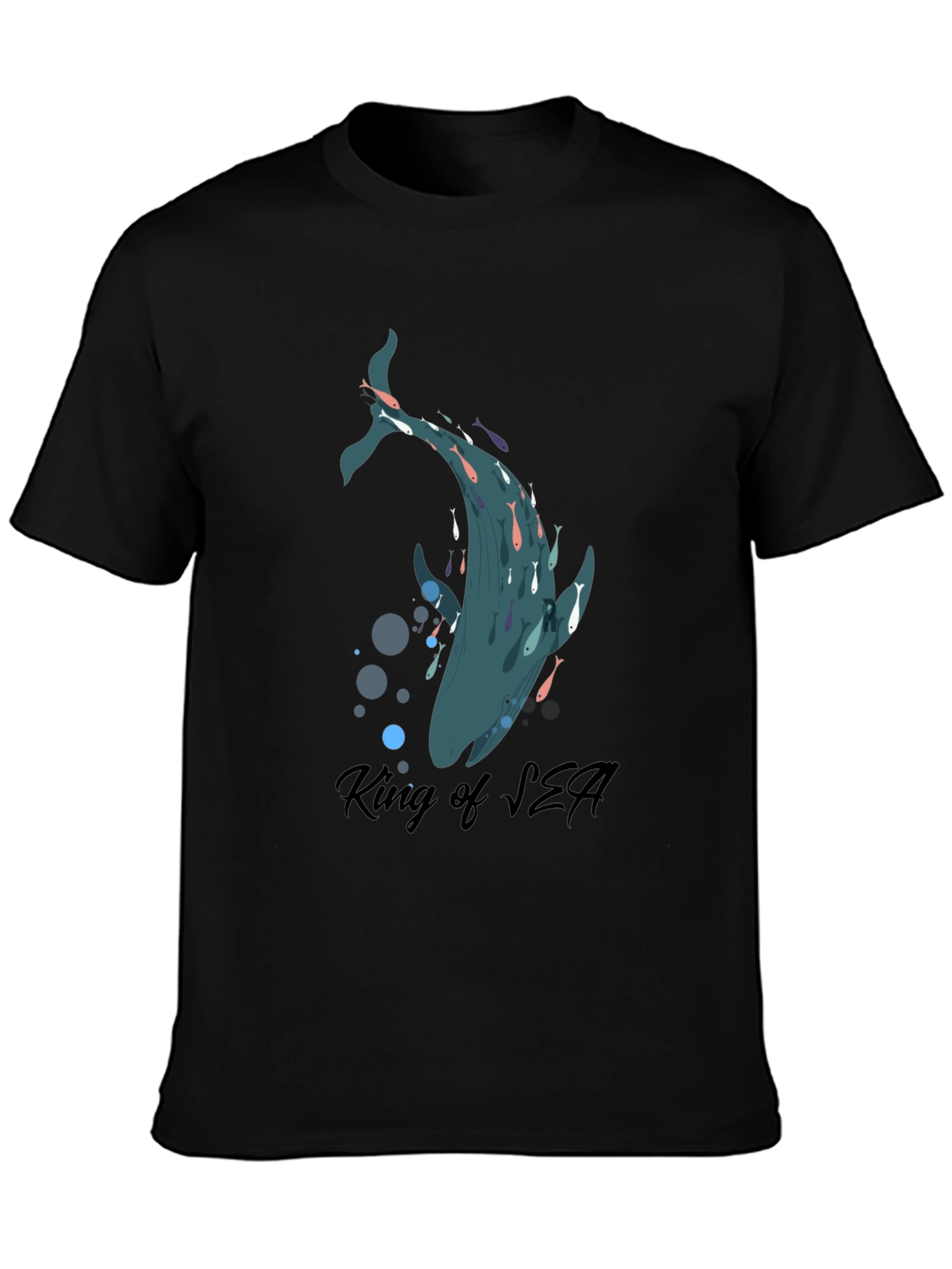 King of Sea Whale Graphic Tee