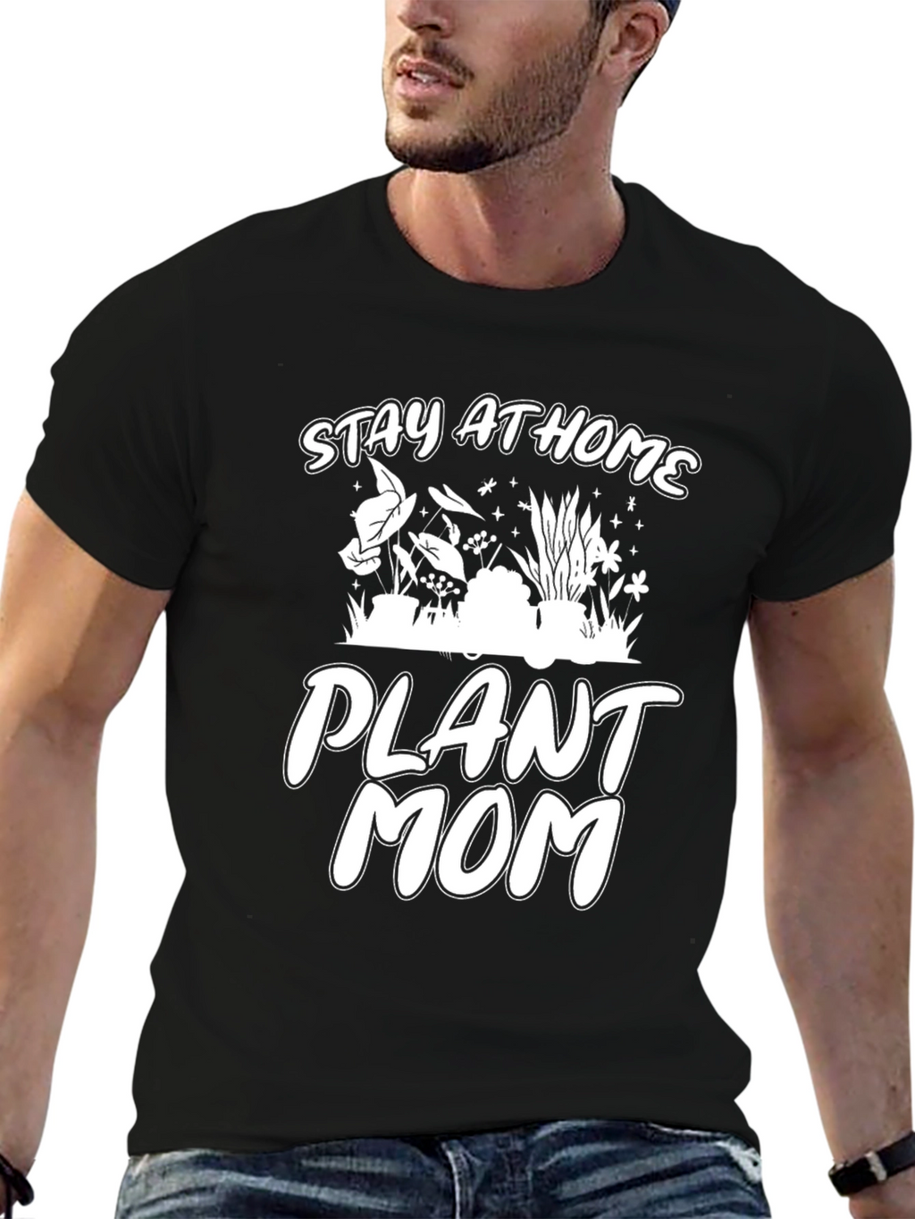 Plant Mom Tee - Stay At Home Gardener Shirt