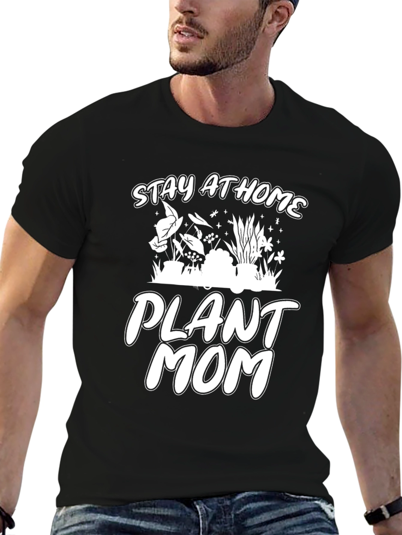 Plant Mom Tee - Stay At Home Gardener Shirt