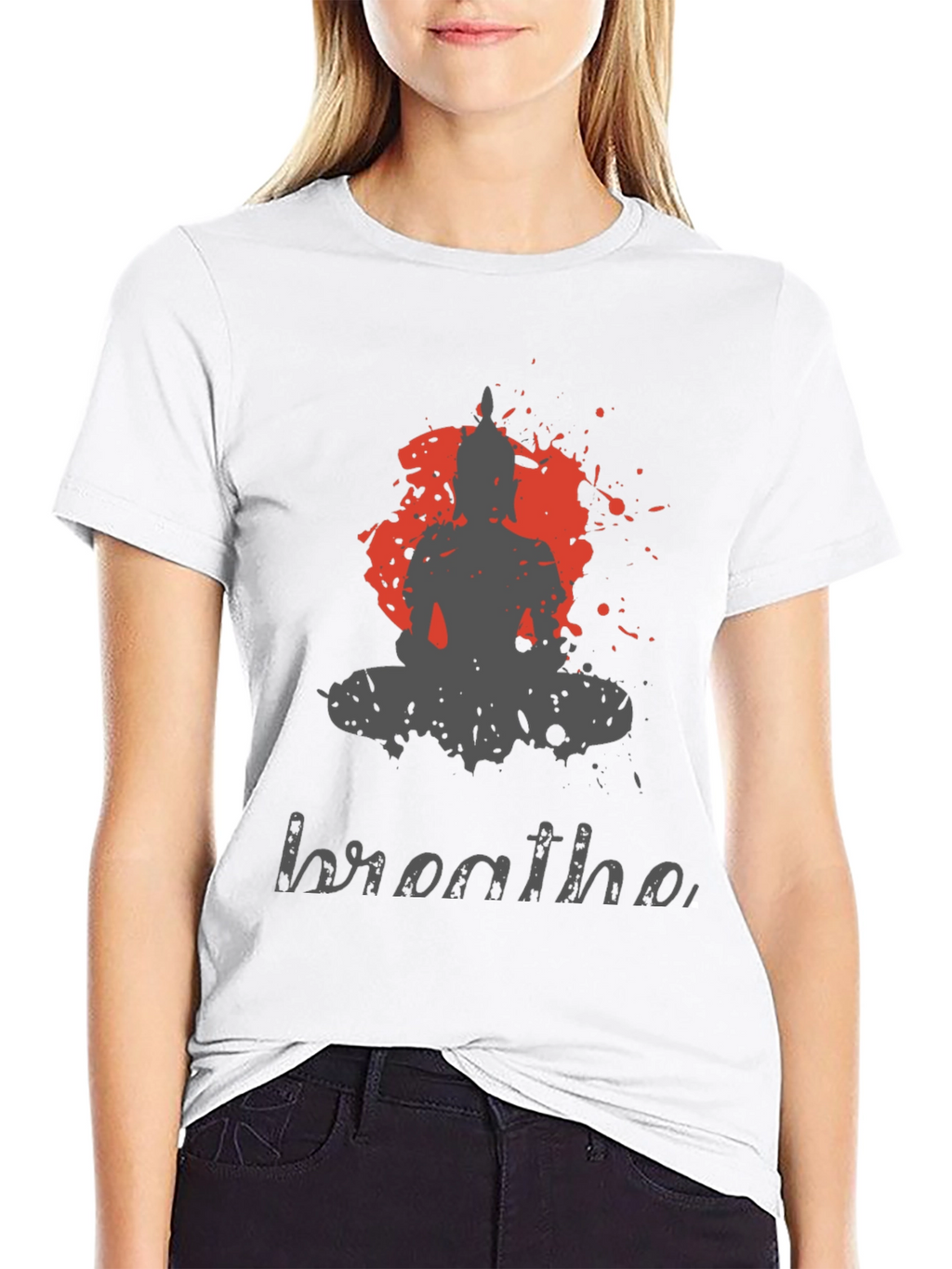 Breathe Graphic T-Shirt - Mens Black Tee