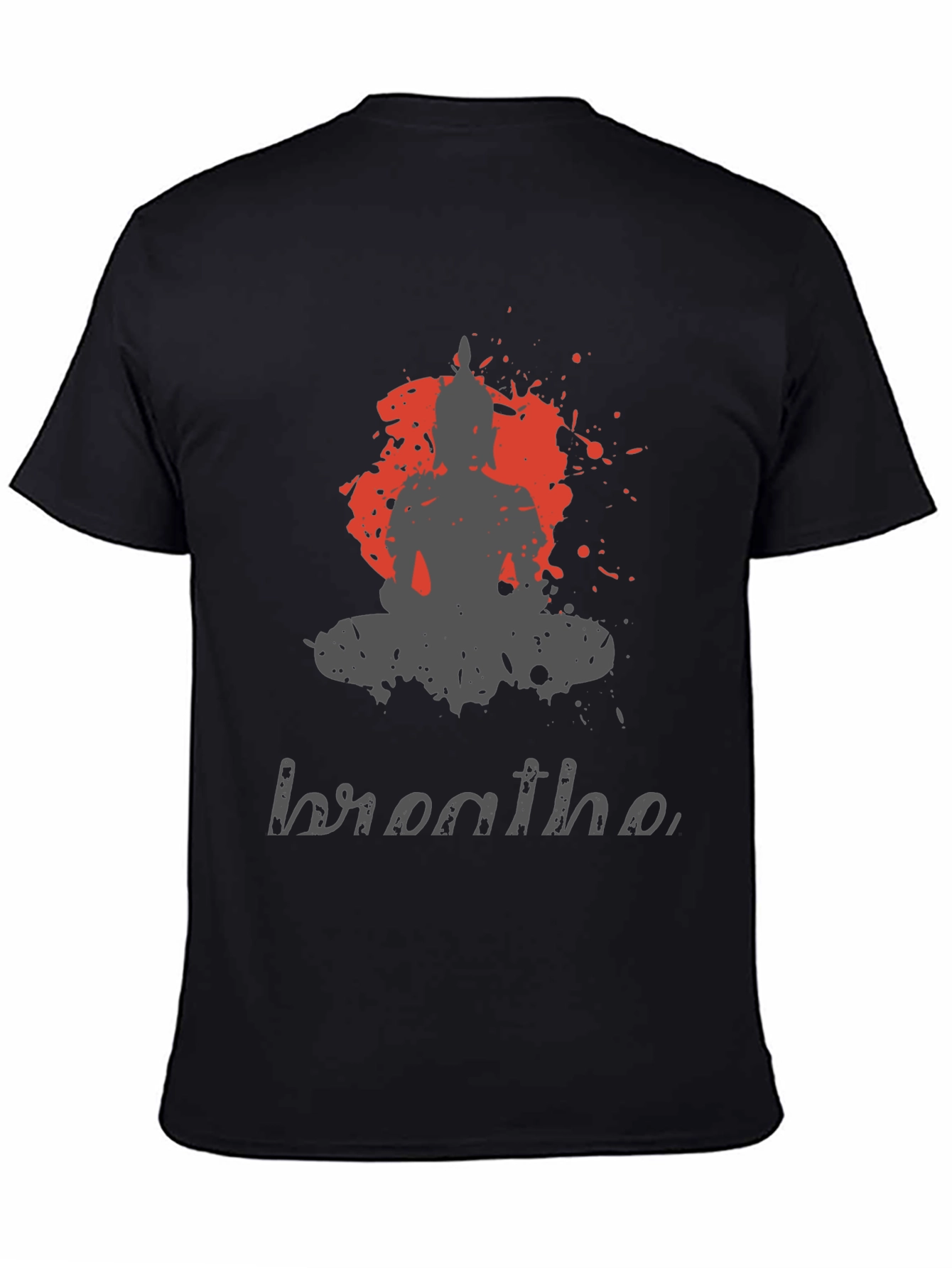 Breathe Graphic T-Shirt - Mens Black Tee