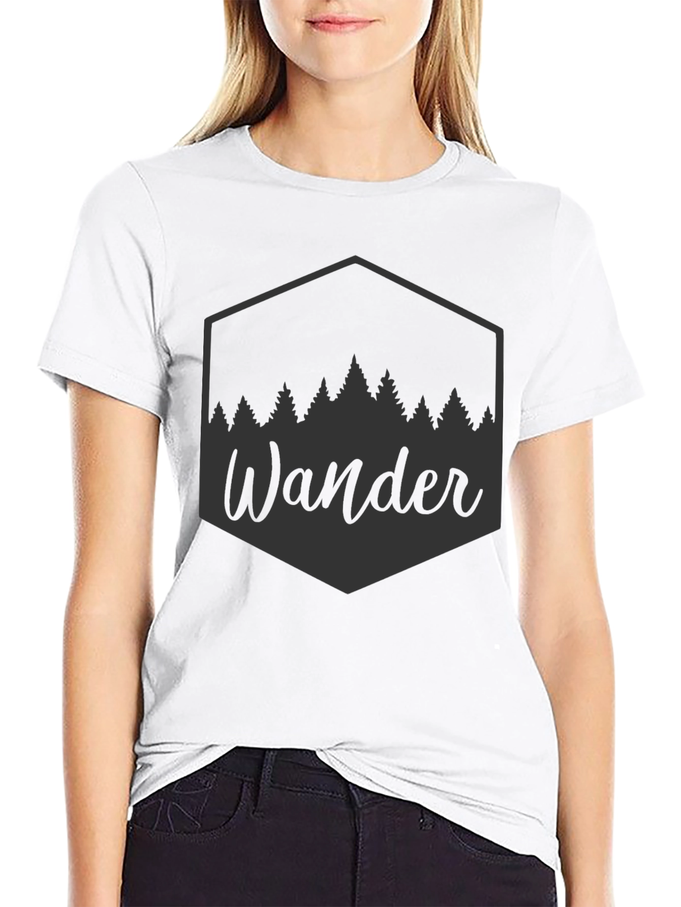 Wanderlust Black T-Shirt