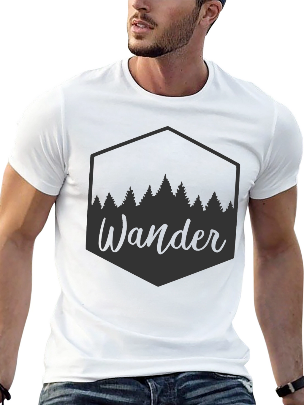 Wanderlust Black T-Shirt