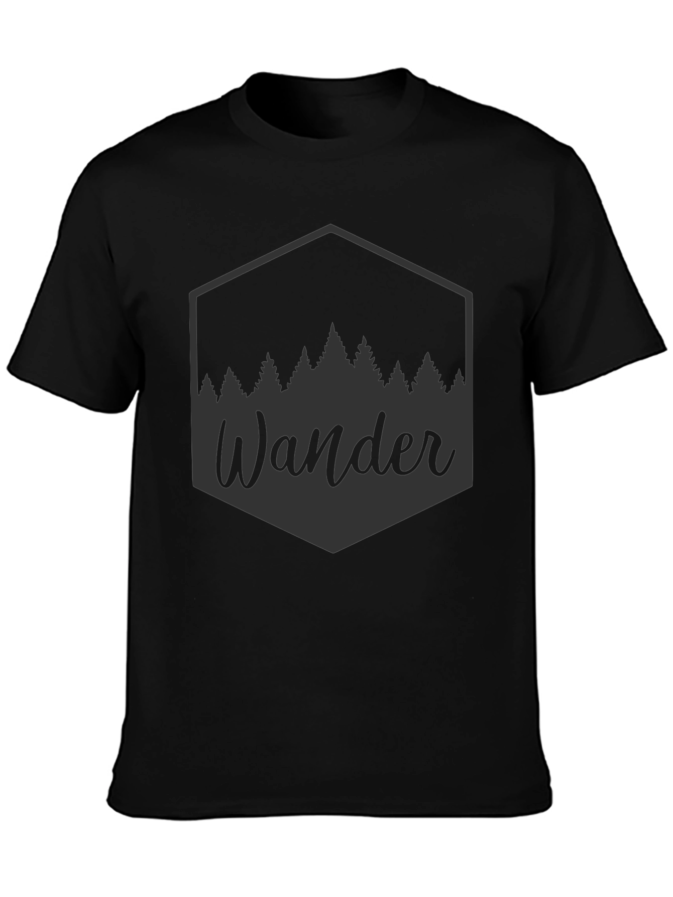 Wanderlust Black T-Shirt