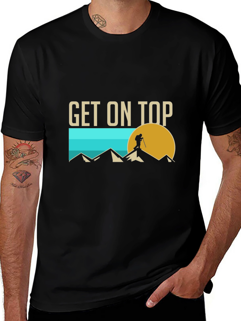 Get On Top Hiking Graphic Tee
