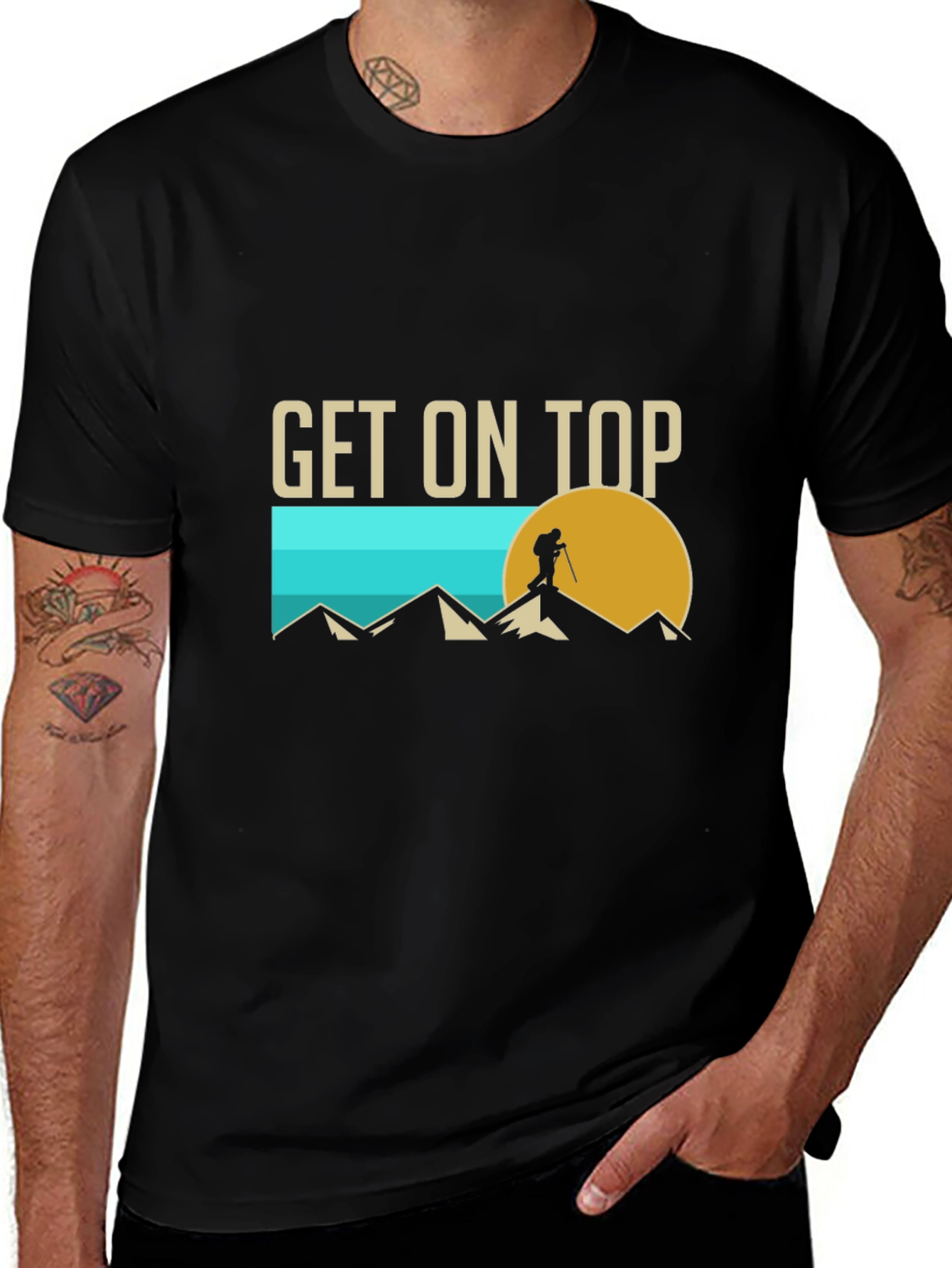 Get On Top Hiking Graphic Tee