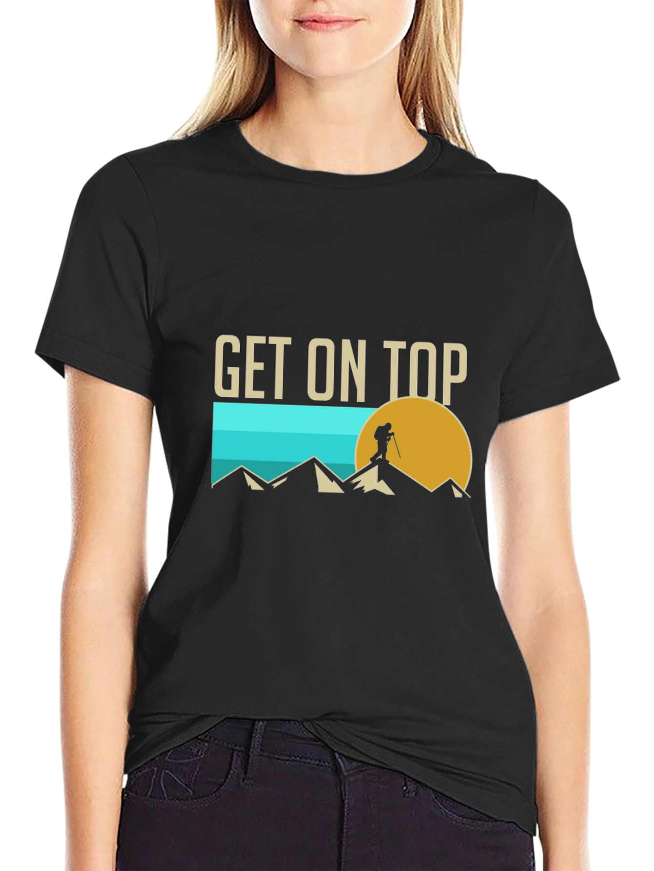 Get On Top Hiking Graphic Tee