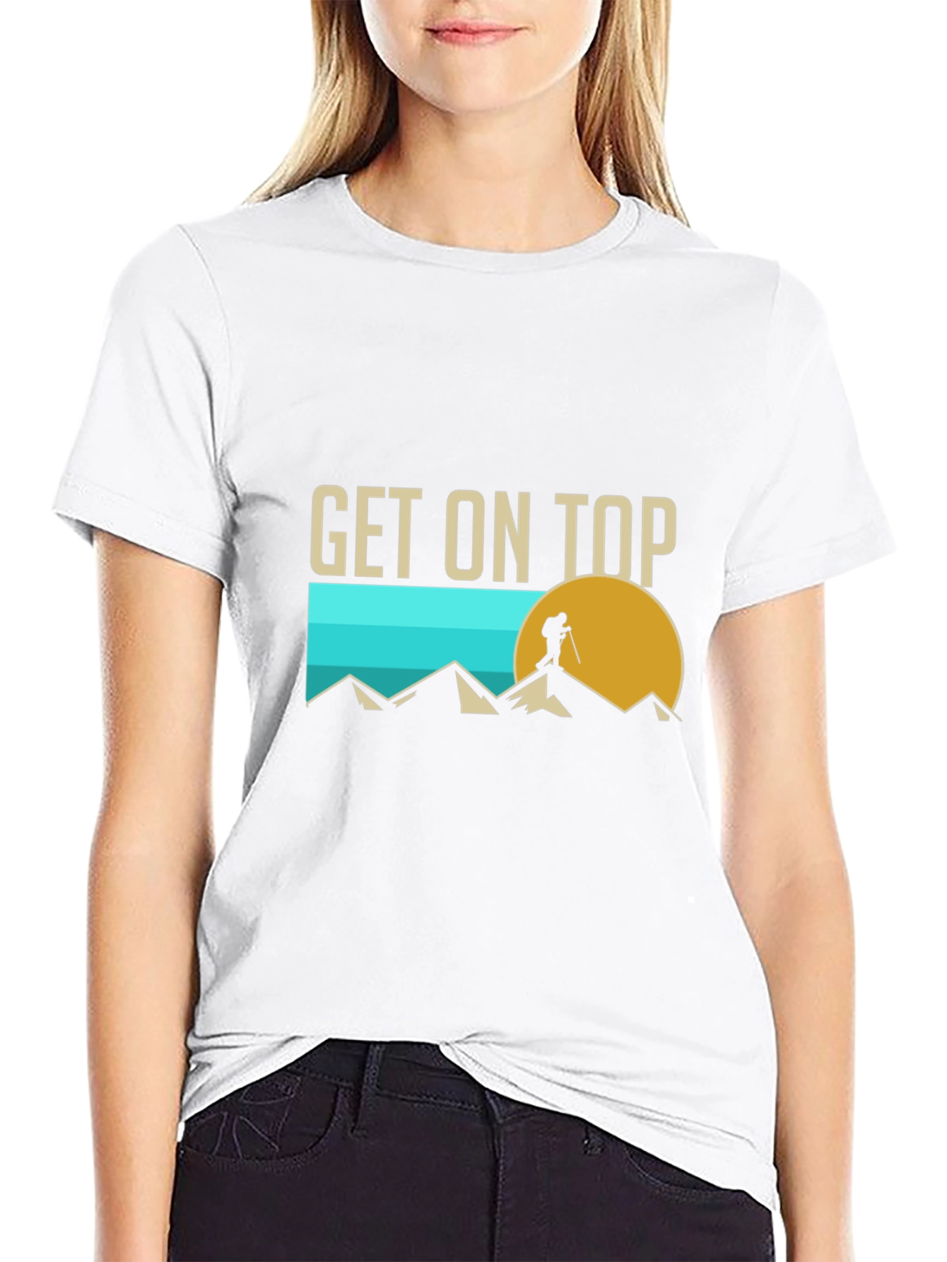 Get On Top Hiking Graphic Tee