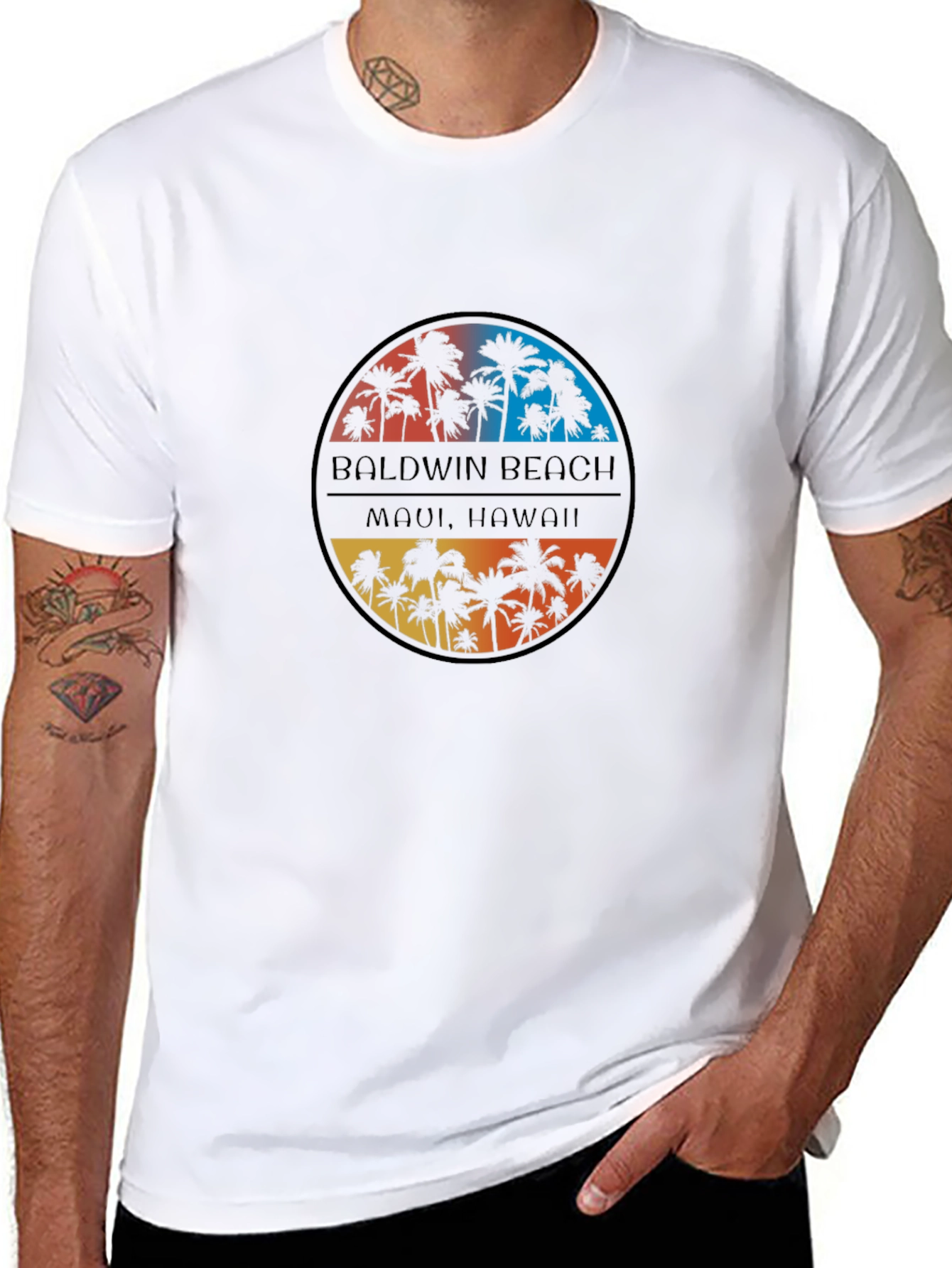 Baldwin Beach Maui Hawaii Graphic T-Shirt