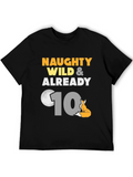 Naughty Wild 10th Birthday Fox T-Shirt