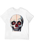 Skull Baseball Stitch T-Shirt