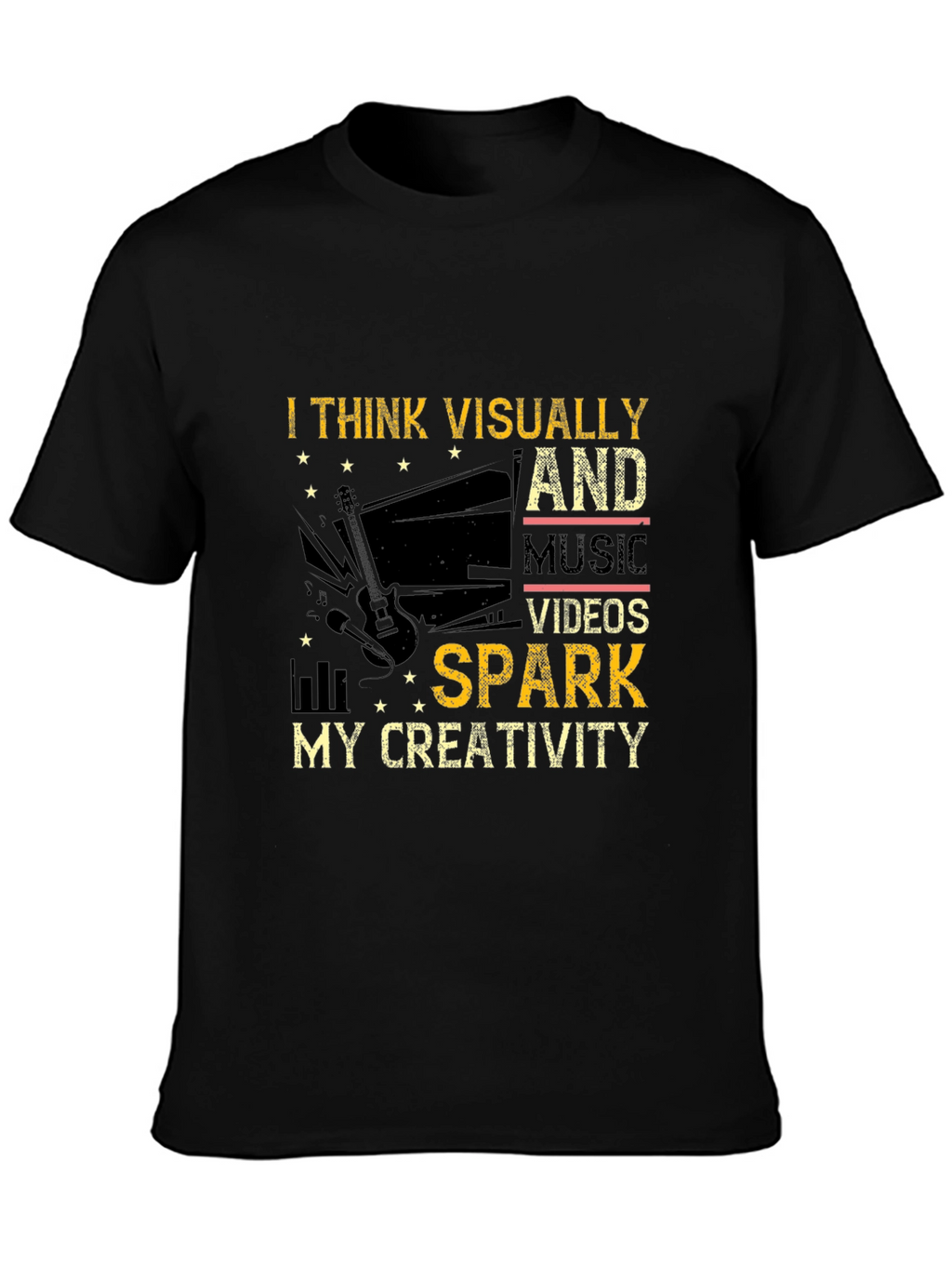 Visually Inspired Music Videos Creativity T-Shirt