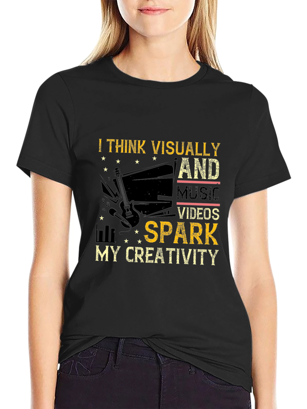 Visually Inspired Music Videos Creativity T-Shirt