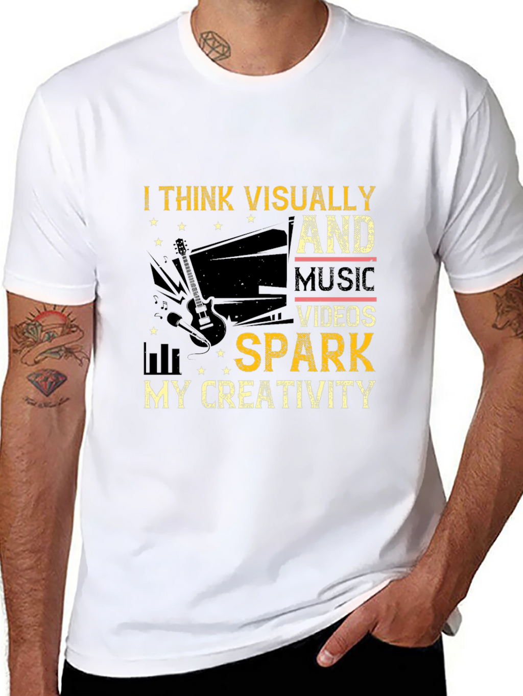 Visually Inspired Music Videos Creativity T-Shirt