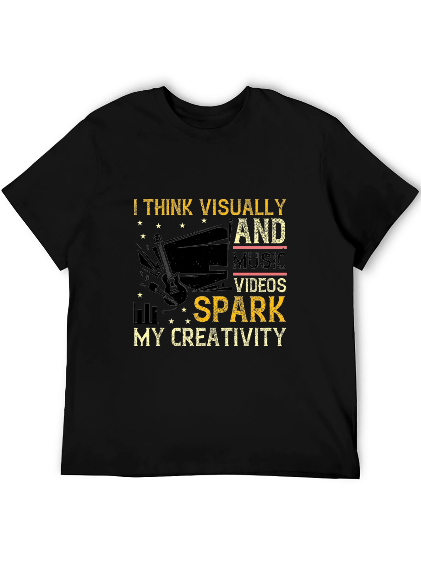 Visually Inspired Music Videos Creativity T-Shirt