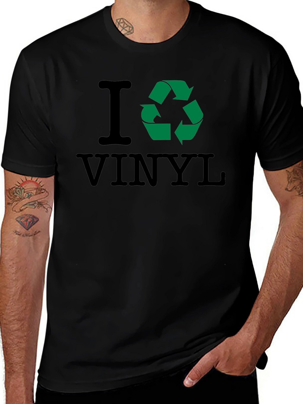 I Recycle Vinyl T-Shirt