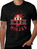 Volleyball Net Ninjas Graphic T-Shirt - Sporty Style