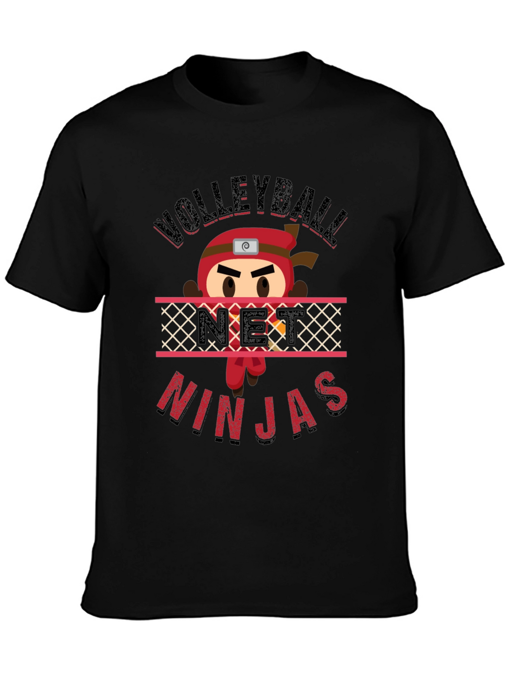 Volleyball Net Ninjas Graphic T-Shirt - Sporty Style