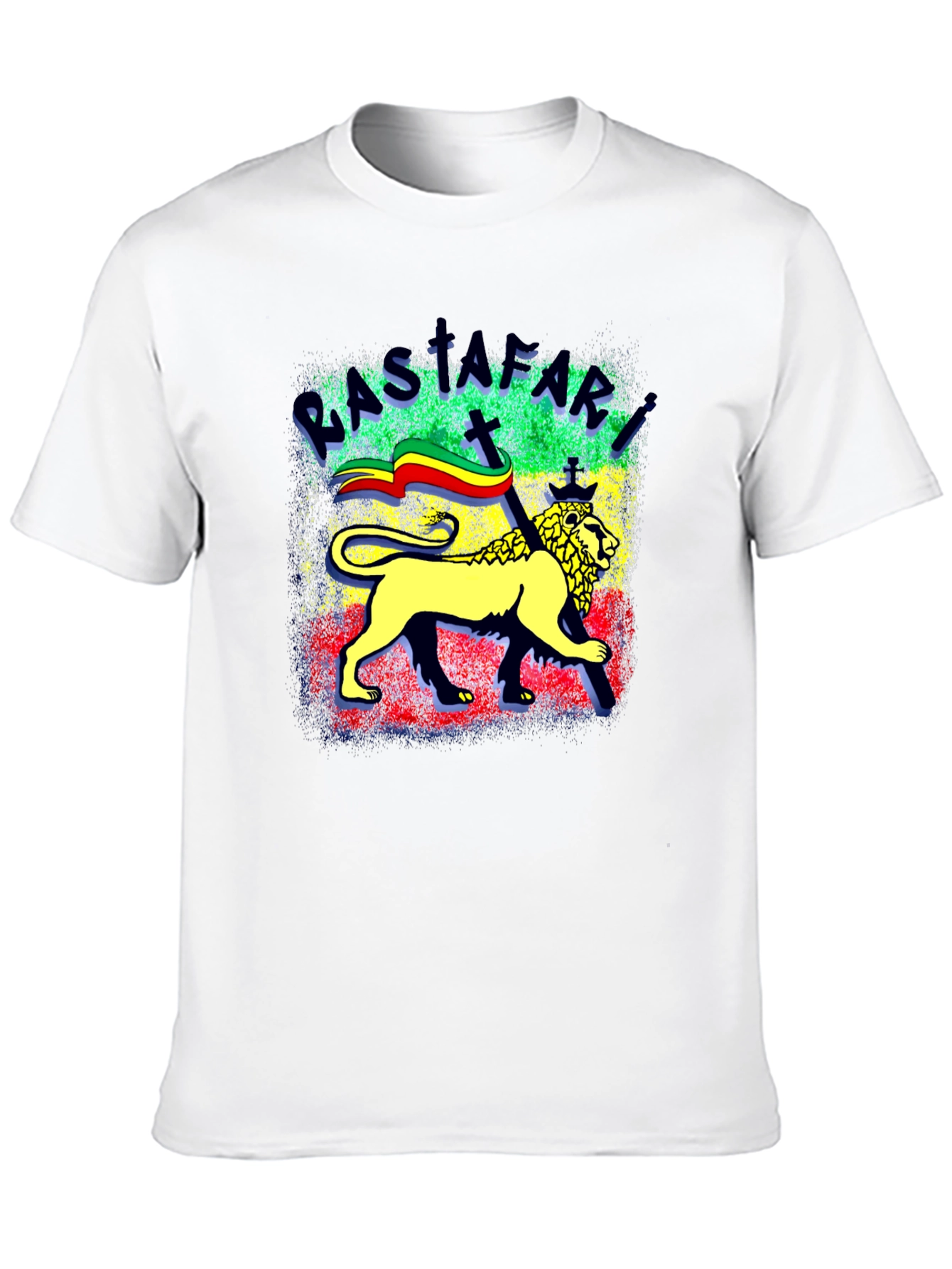 Rastafari Lion T-Shirt - Reggae Inspired