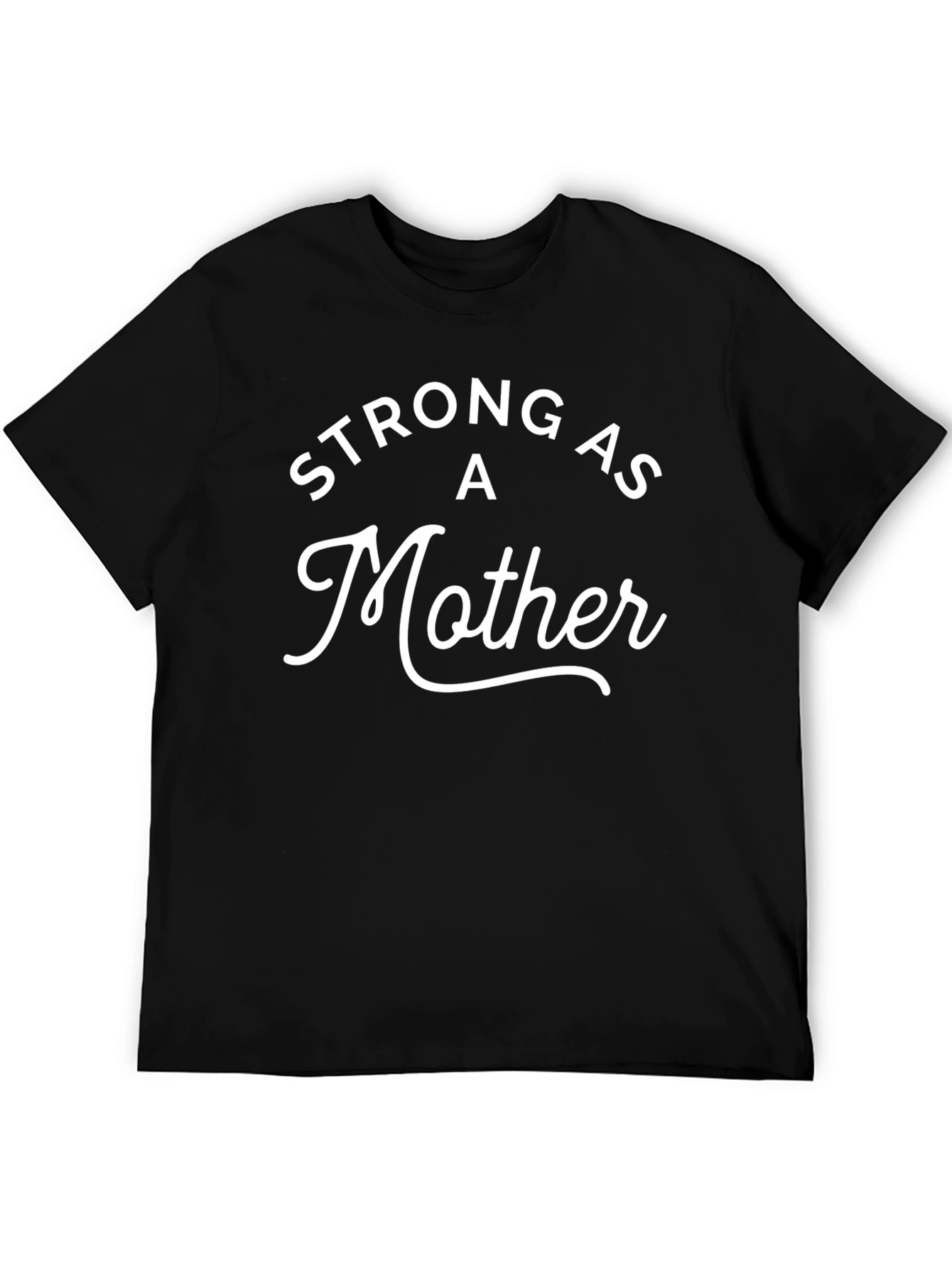 Strong As A Mother Graphic Tee - Black