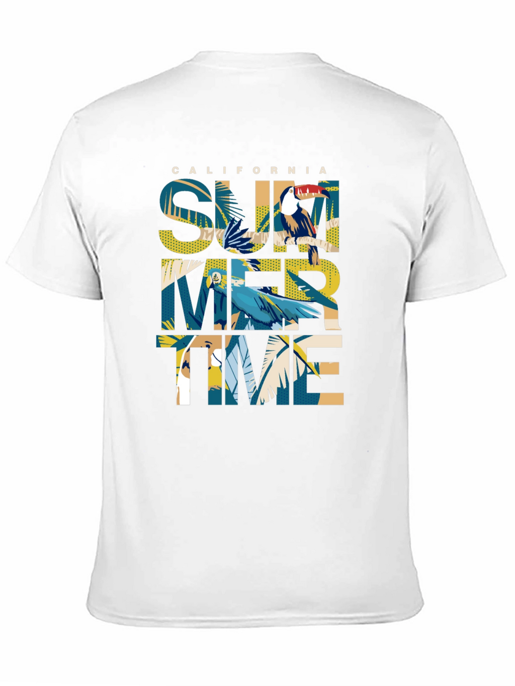 California Summer Time Graphic Print Tee