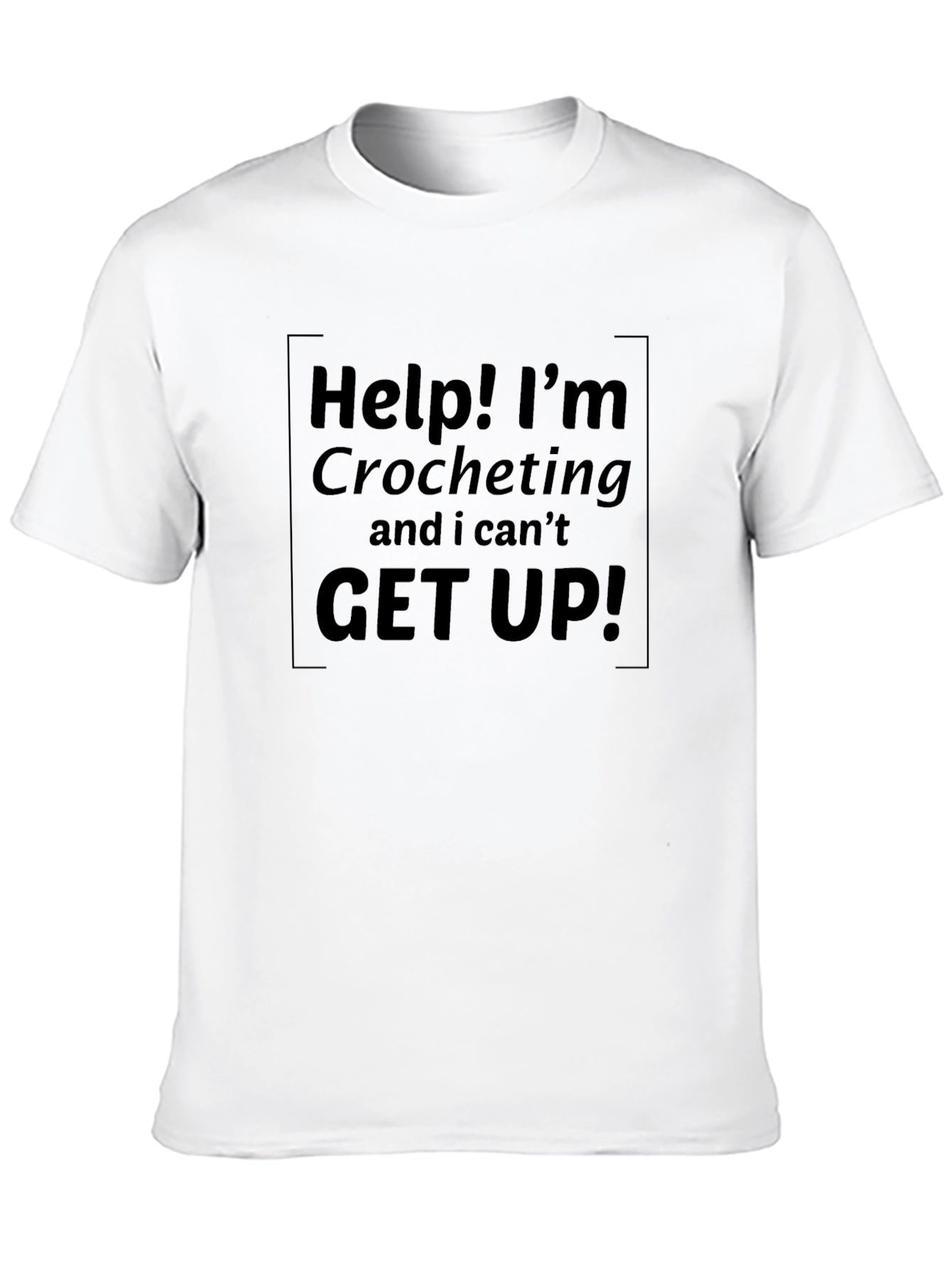 Crocheting Humor Graphic T-Shirt