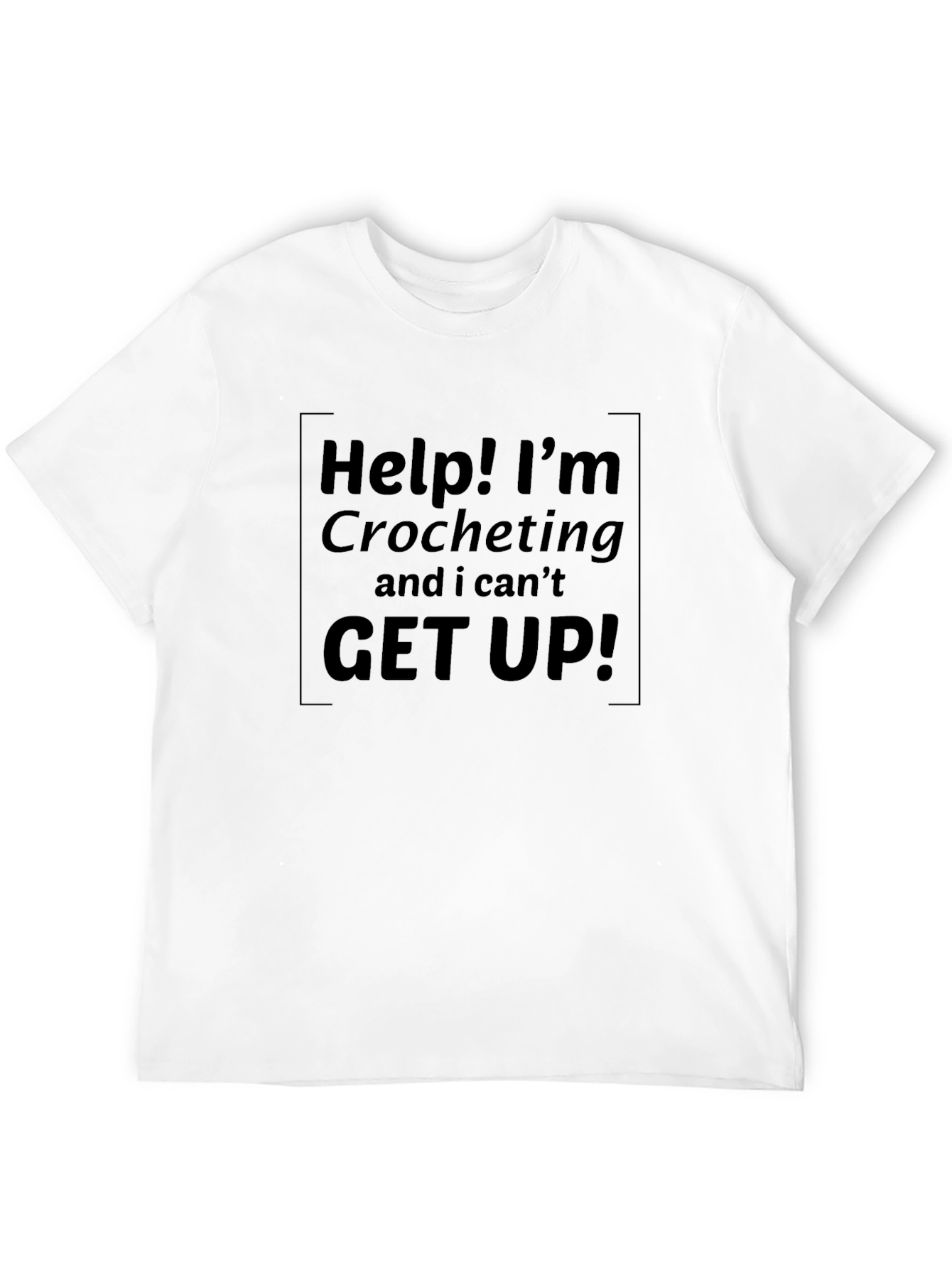 Crocheting Humor Graphic T-Shirt