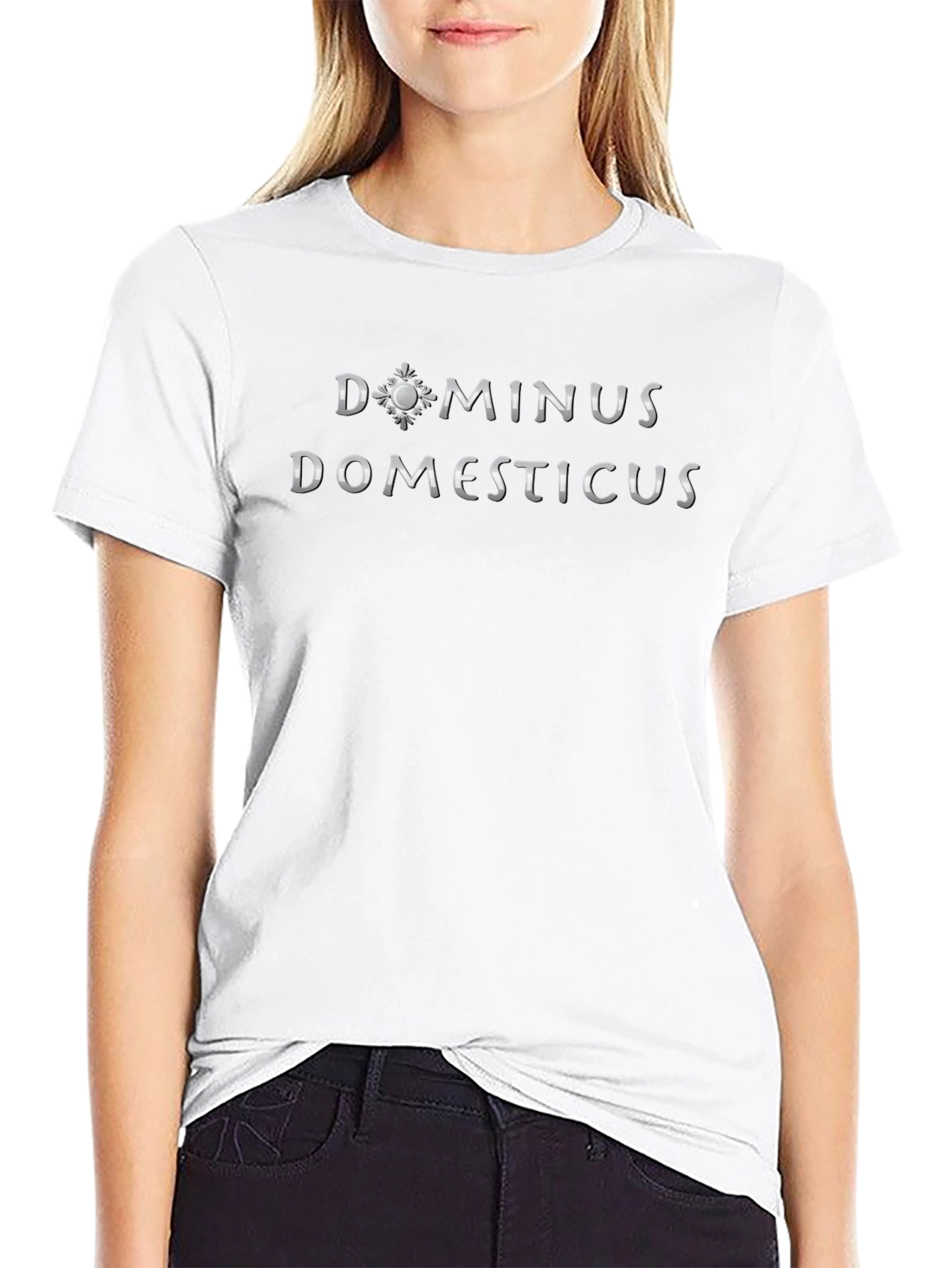 Dominus Domesticus T-Shirt - Black Cotton Blend