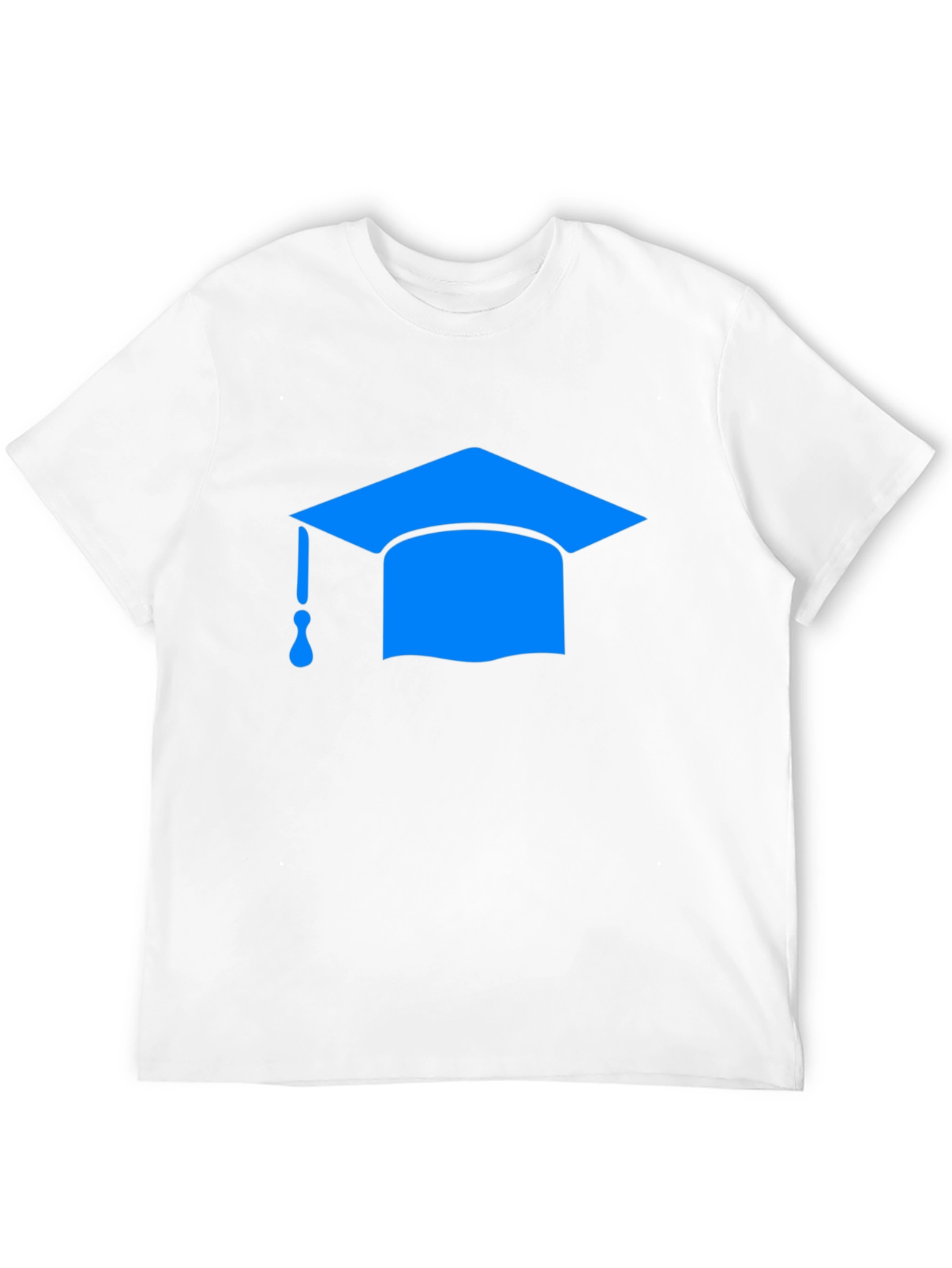 Graduation Cap Graphic Tee - Black T-Shirt