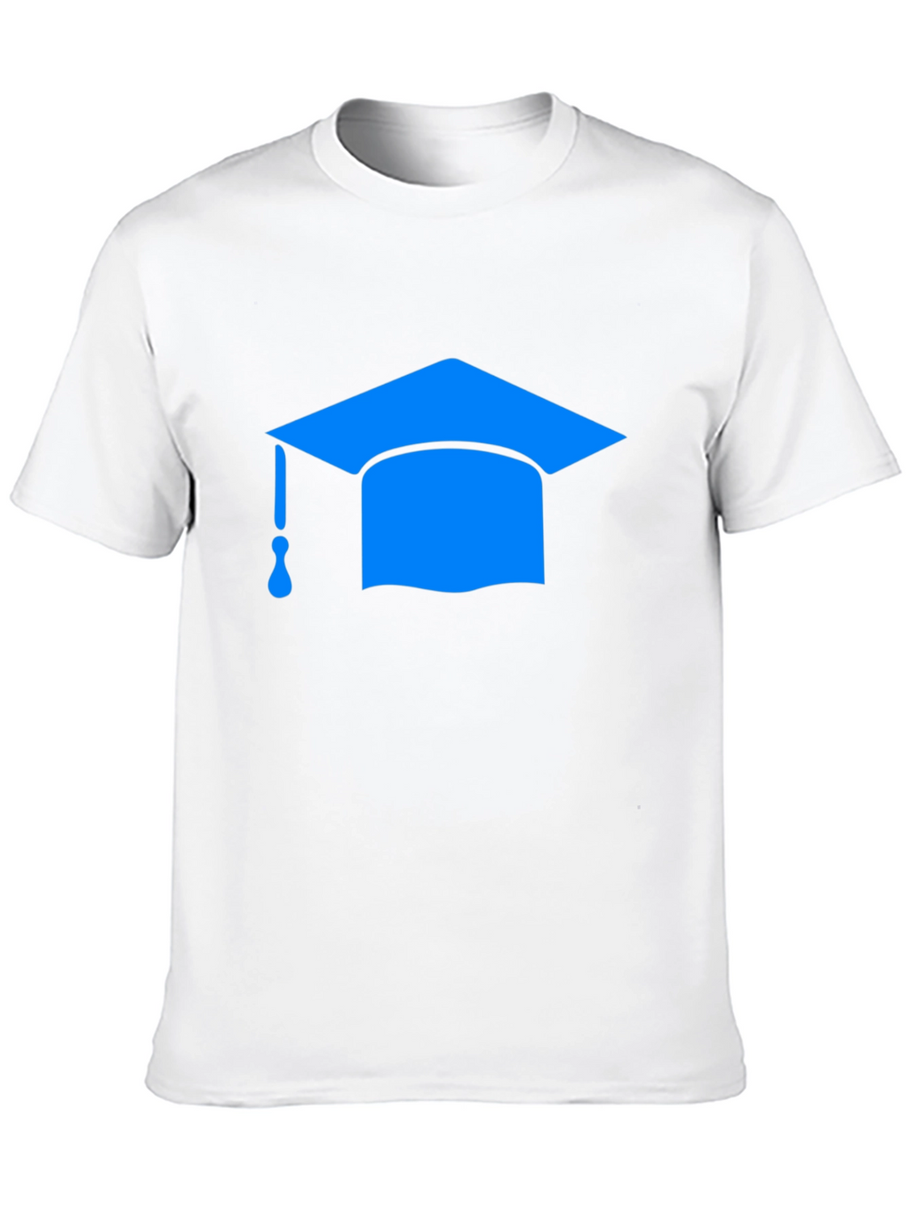 Graduation Cap Graphic Tee - Black T-Shirt