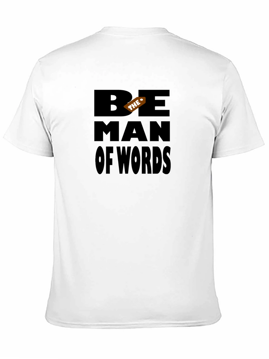 Be The Man of Words Black Graphic Tee