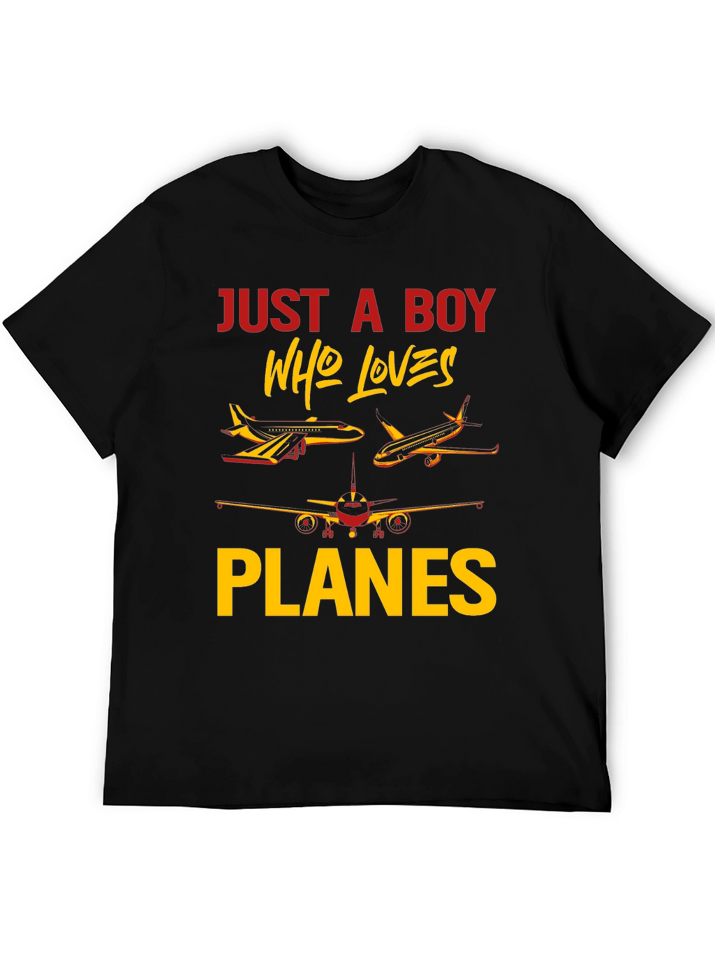 Boy Who Loves Planes T-Shirt | Aviation Gift