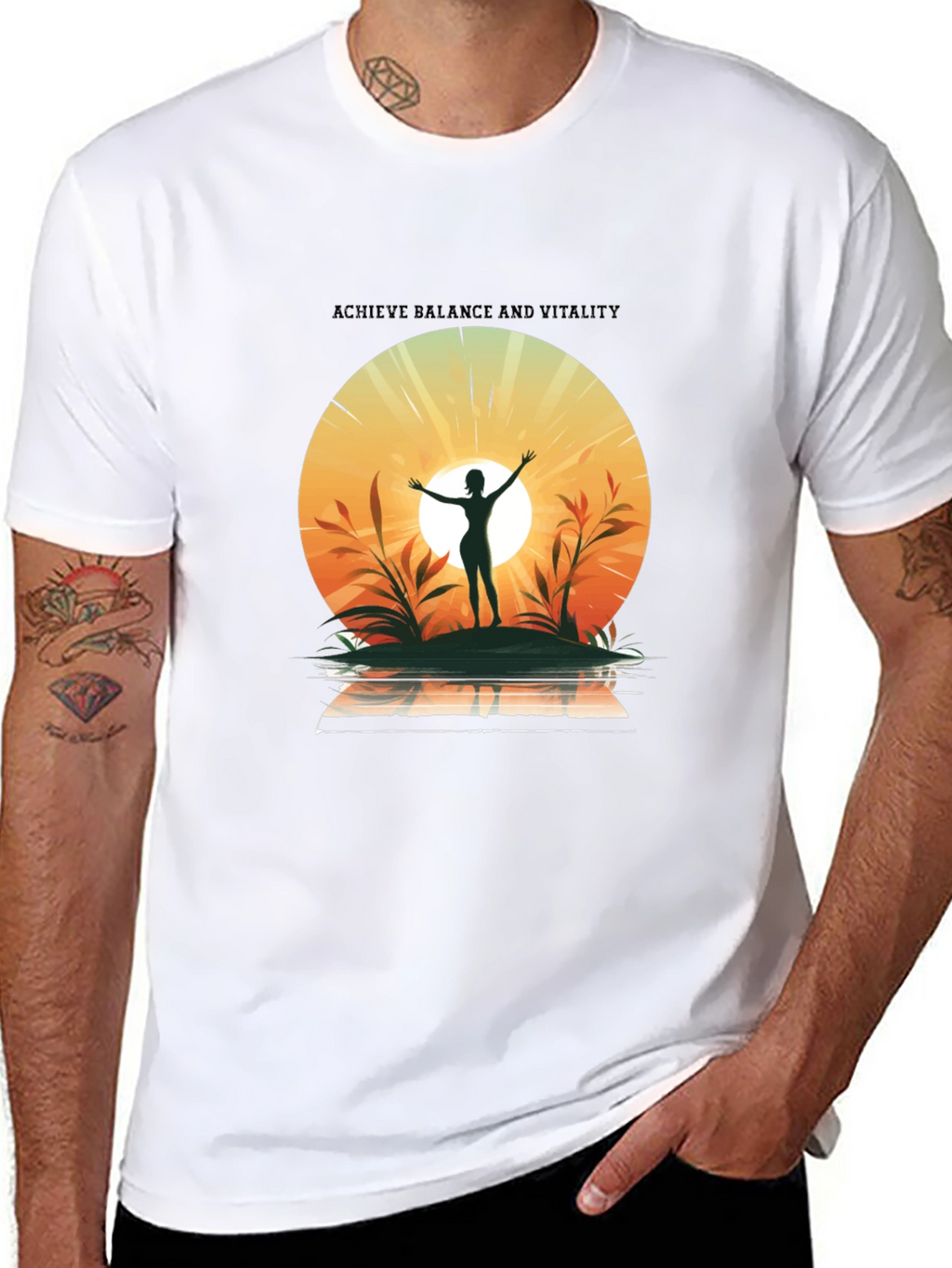 Balance and Vitality Graphic T-Shirt
