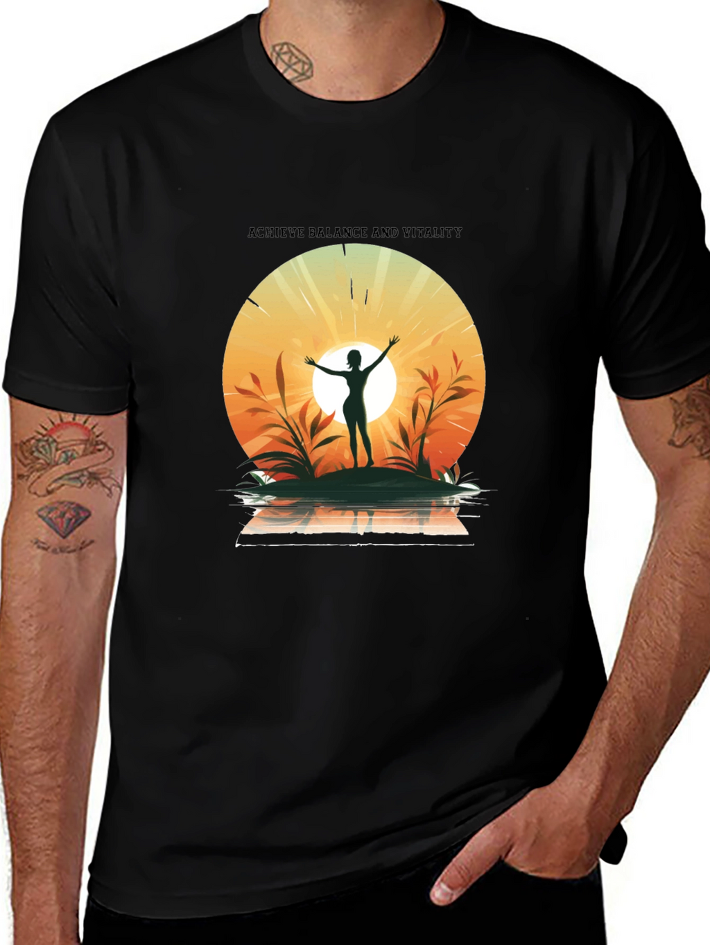 Balance and Vitality Graphic T-Shirt
