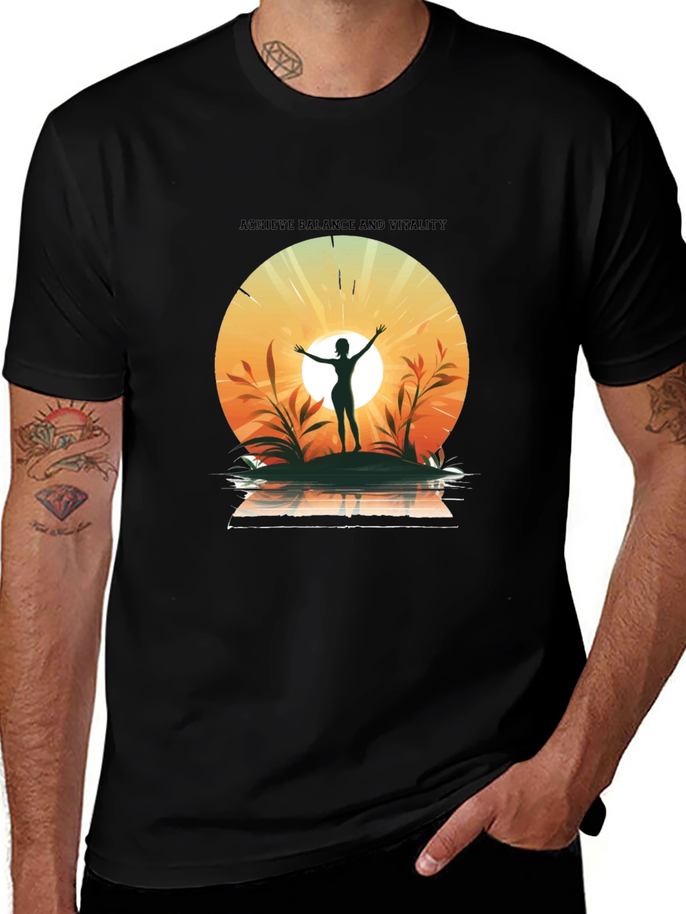 Balance and Vitality Graphic T-Shirt