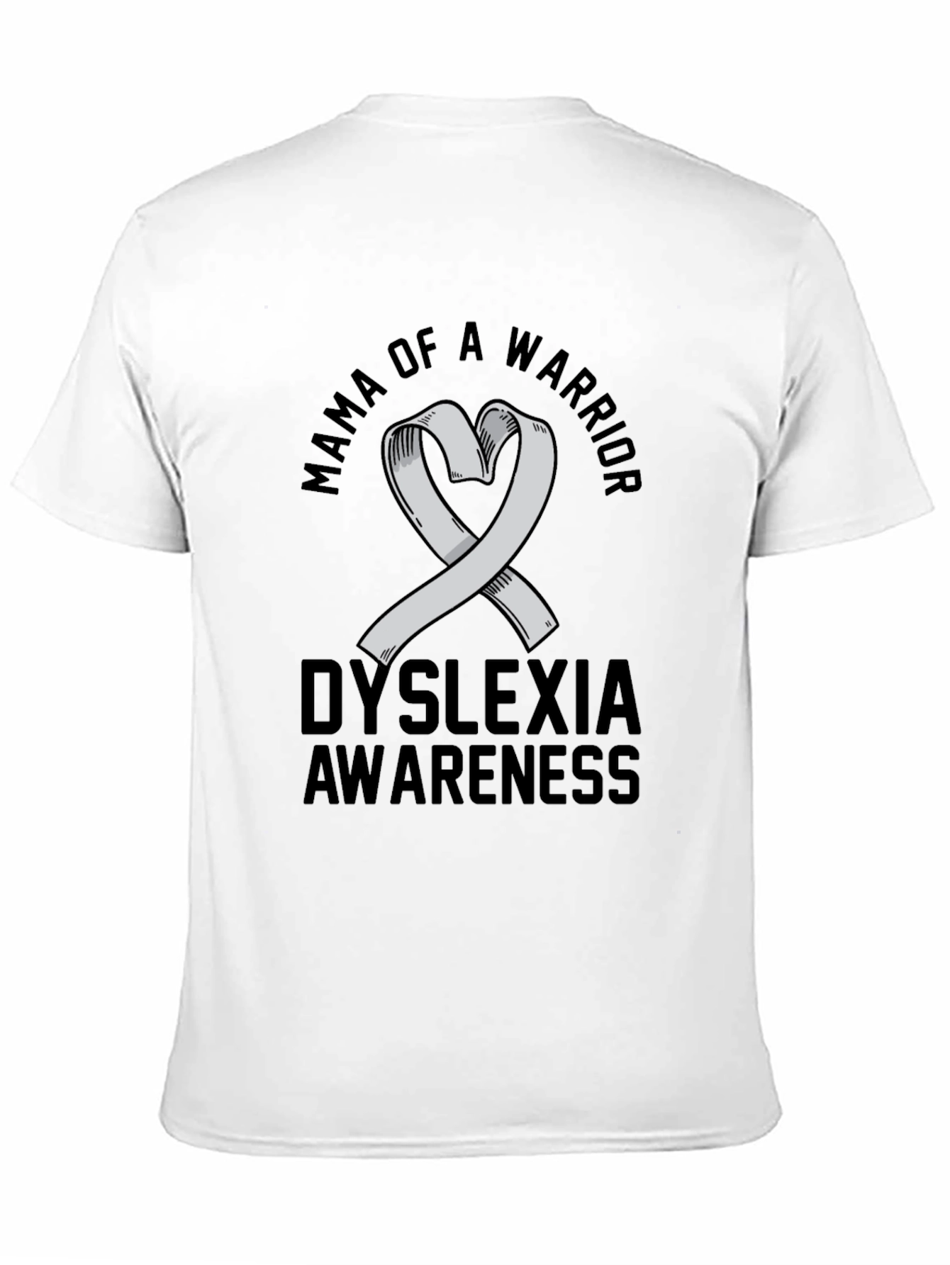 Mama of Warrior Dyslexia Awareness T-Shirt
