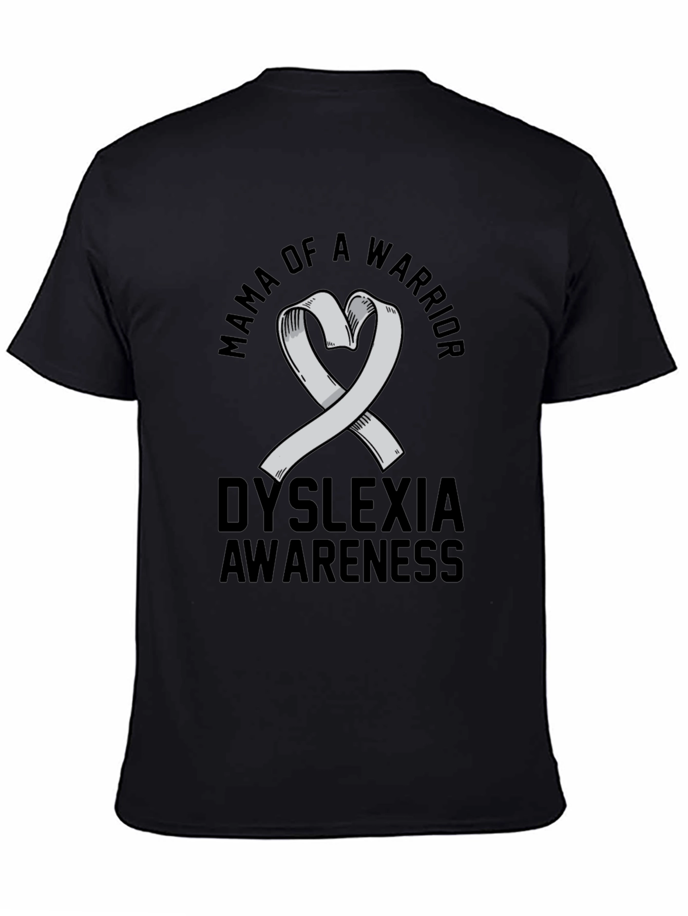 Mama of Warrior Dyslexia Awareness T-Shirt