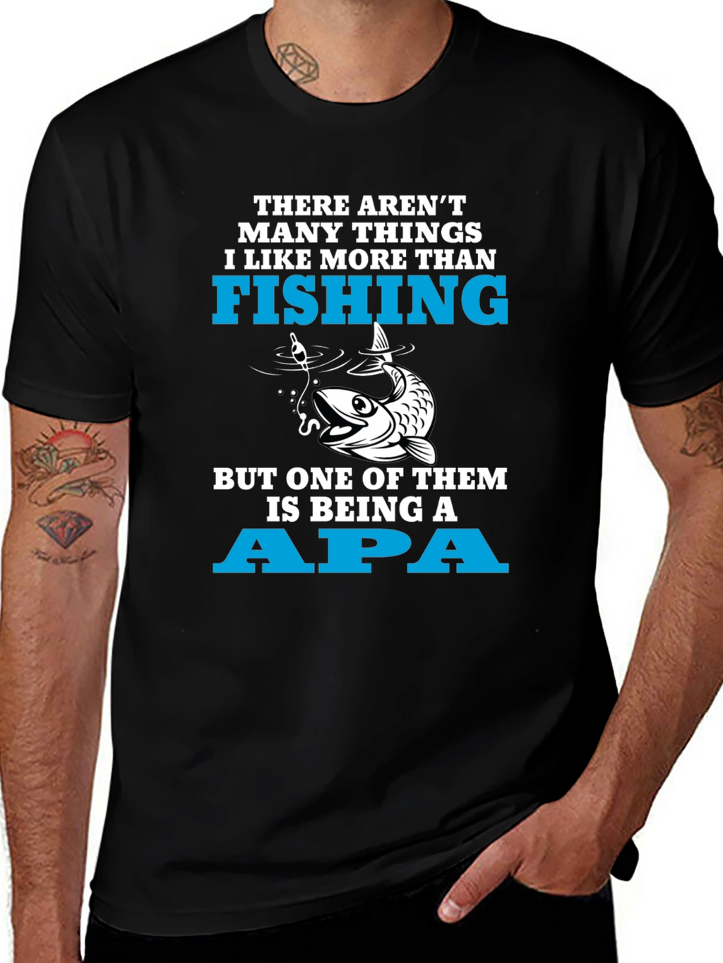 Fishing APA T-Shirt - Great Gift for Grandpas!