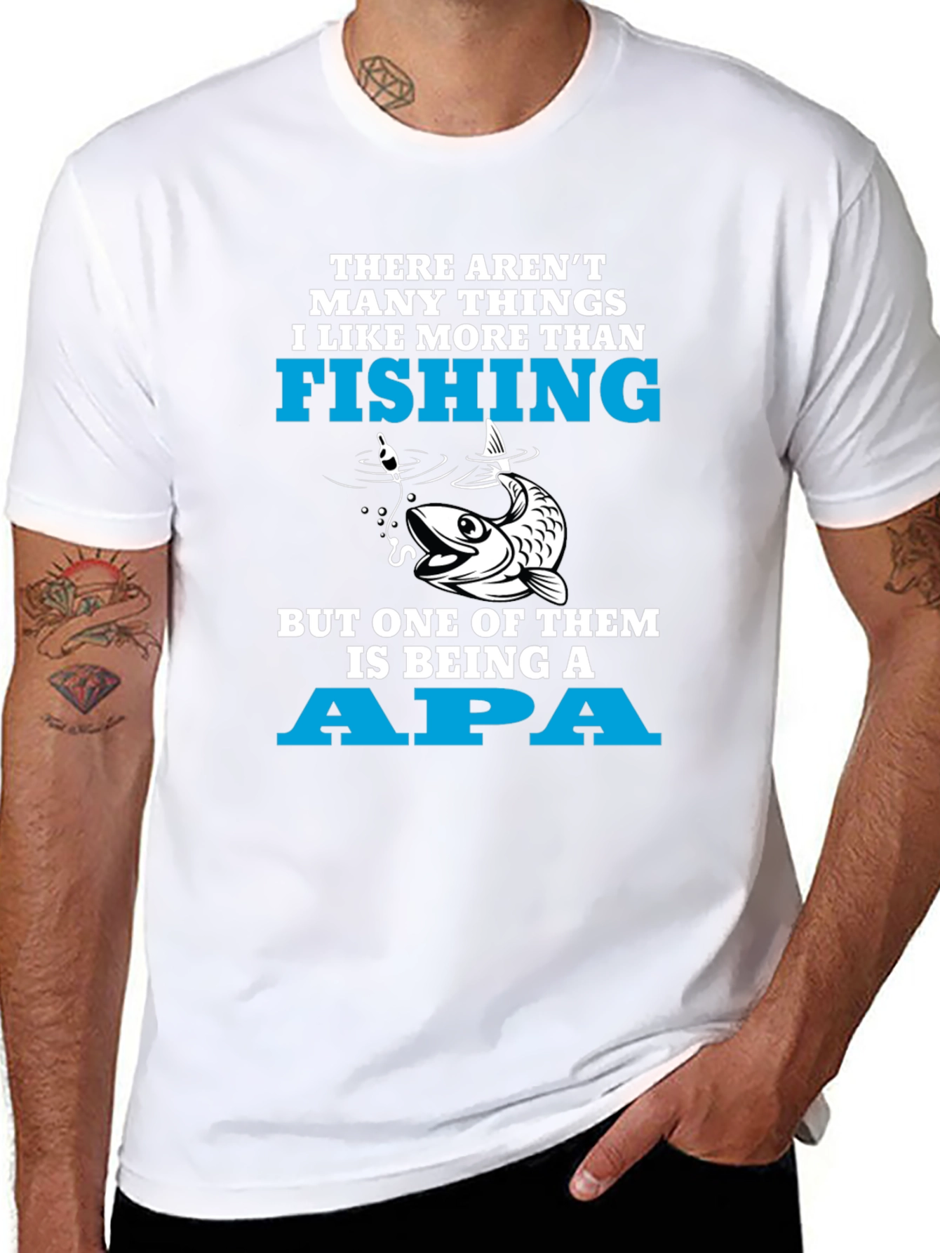 Fishing APA T-Shirt - Great Gift for Grandpas!
