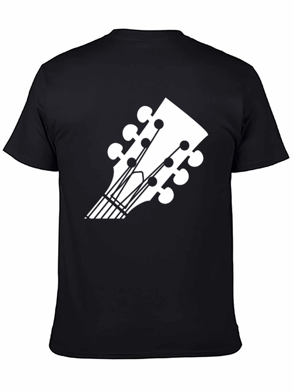 Guitar Headstock Graphic Tee - Music Lovers T-Shirt