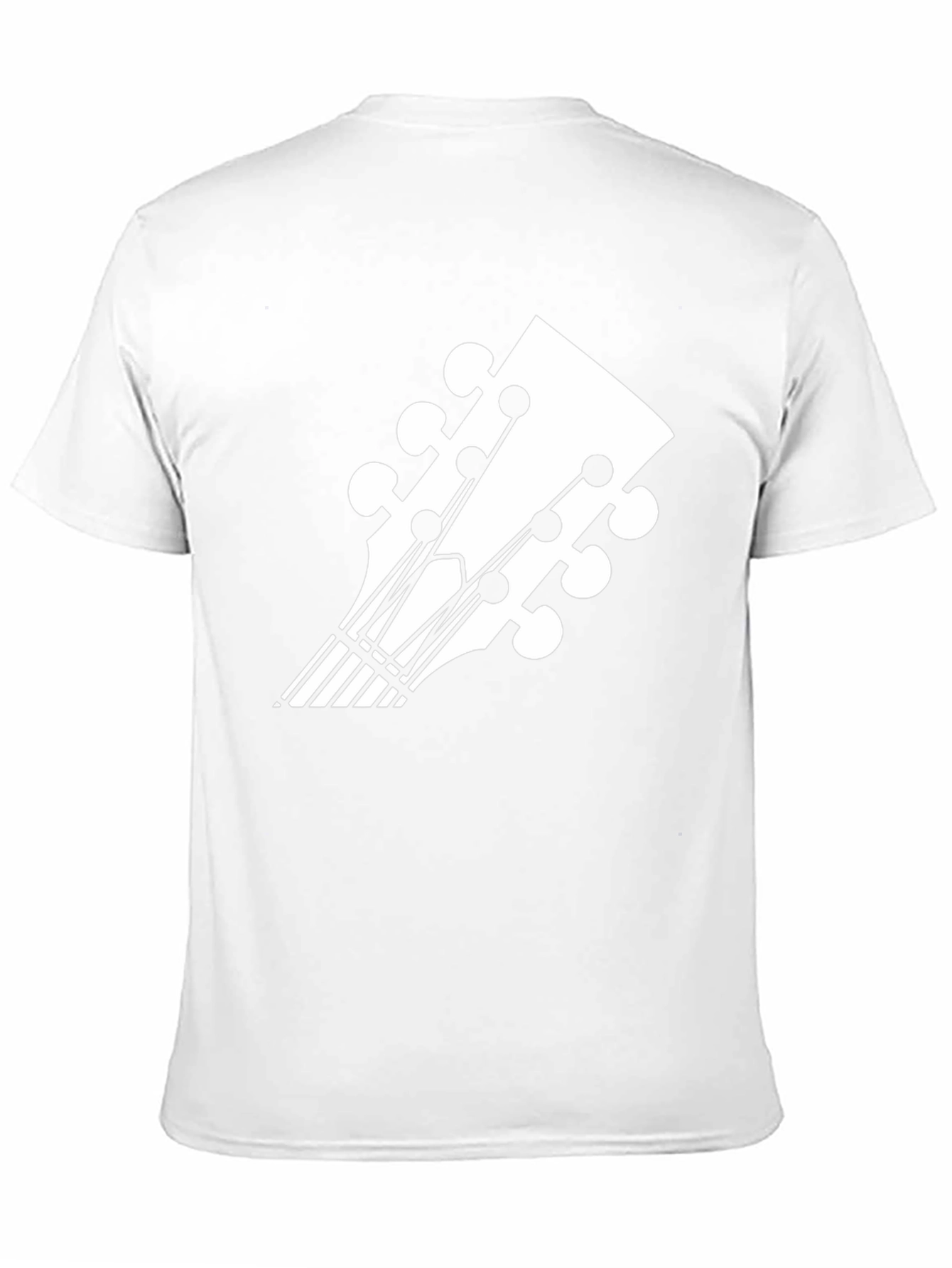 Guitar Headstock Graphic Tee - Music Lovers T-Shirt