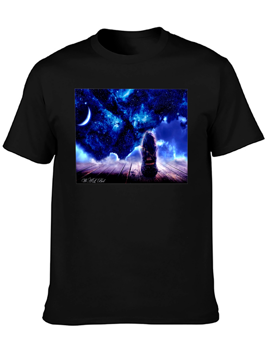 Cosmic Dreamer Black T-Shirt