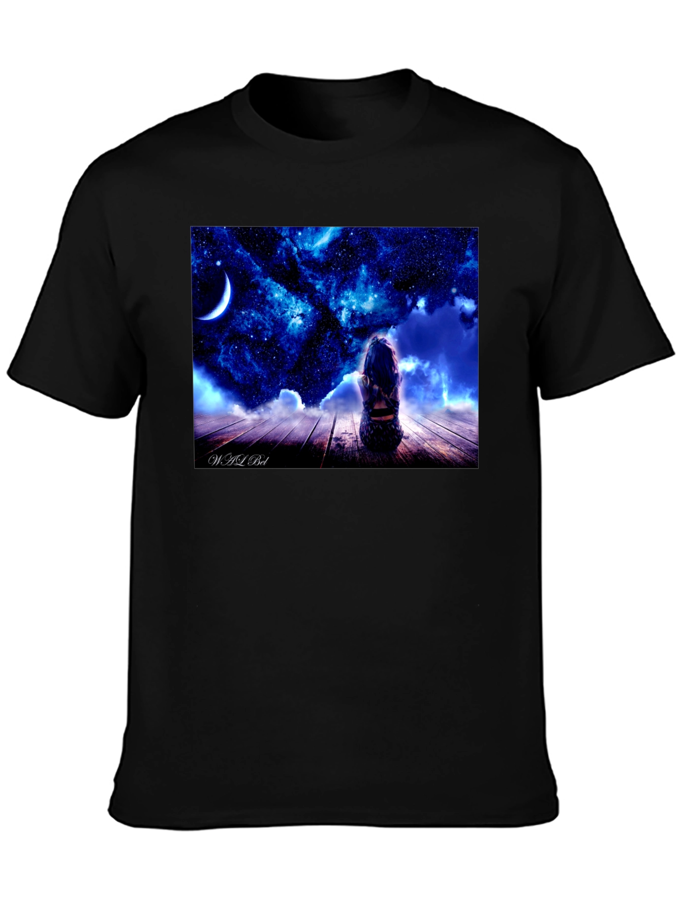 Cosmic Dreamer Black T-Shirt